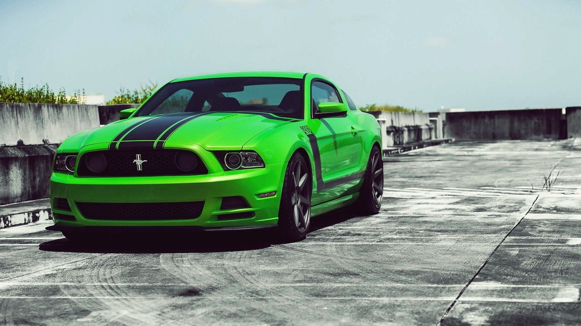 Free download | HD wallpaper: green Ford Mustang coupe ], car, Ford ...