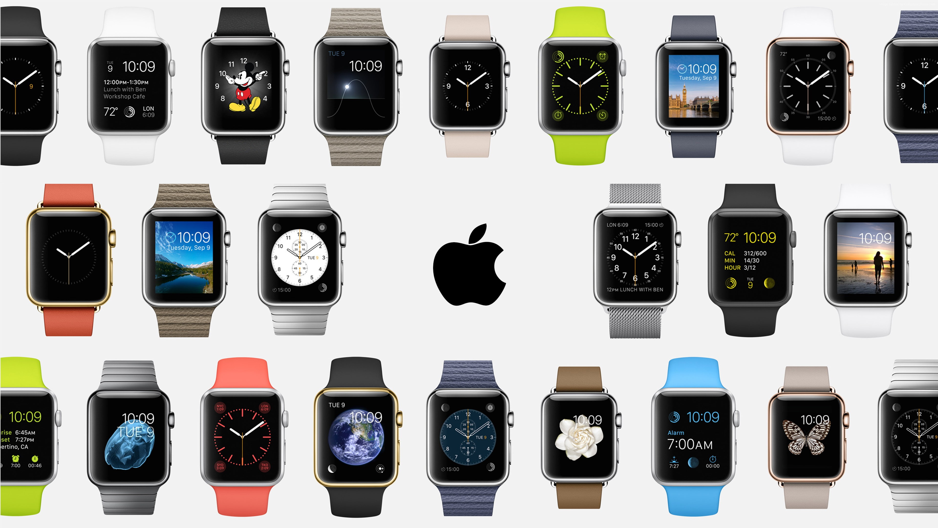 Apple, Apple Watch, watches, iWatch, display, interface, silver