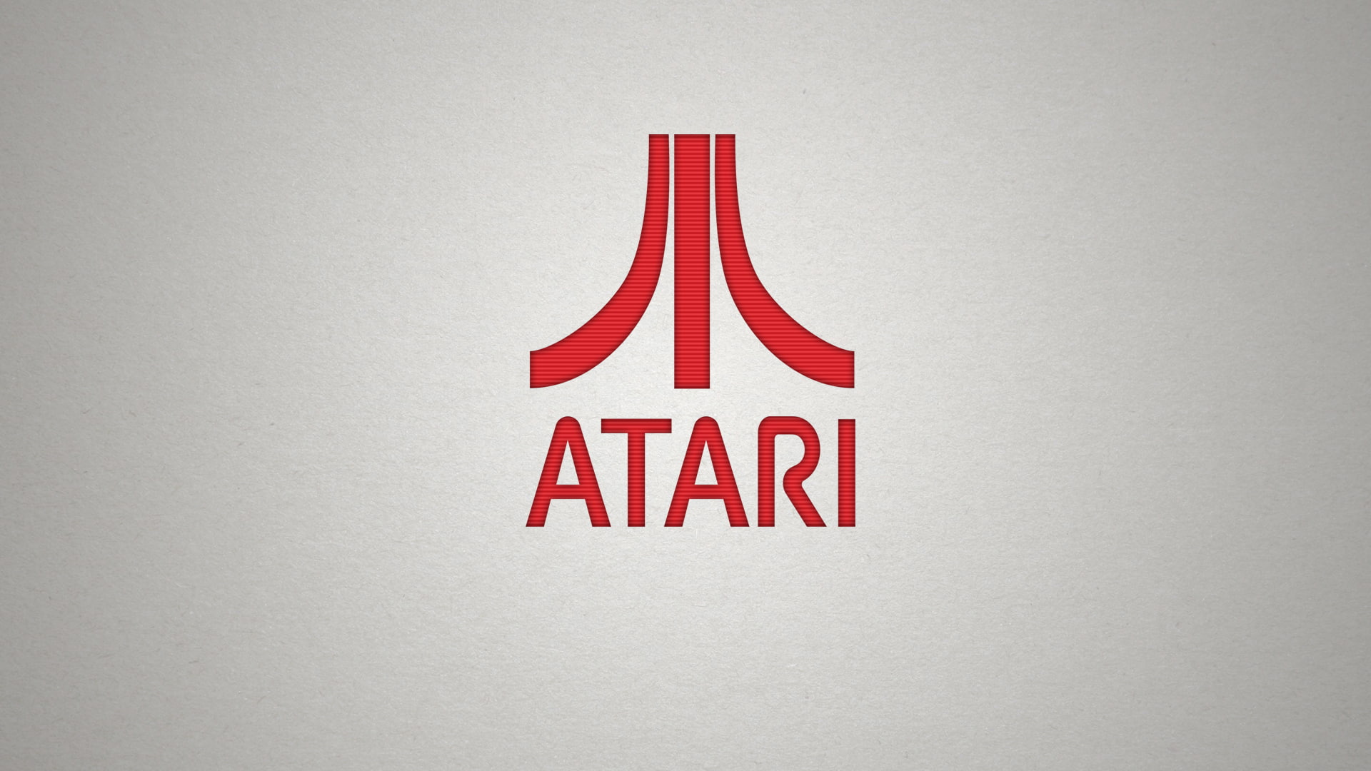 Atari, brands, computer, logo, minimalism, Simple Background