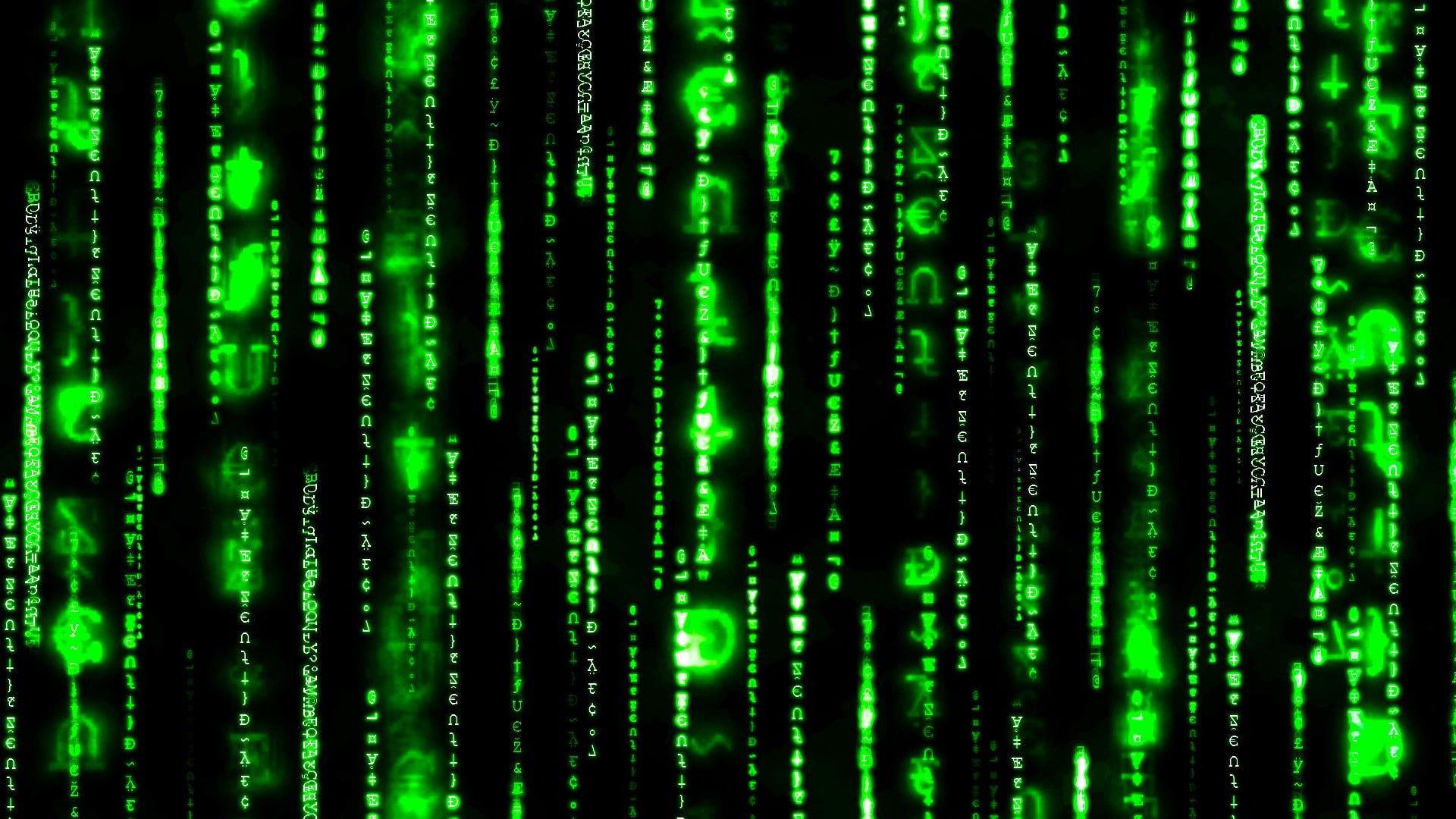 green and black matrix wallpaper, technology, The Matrix, movies