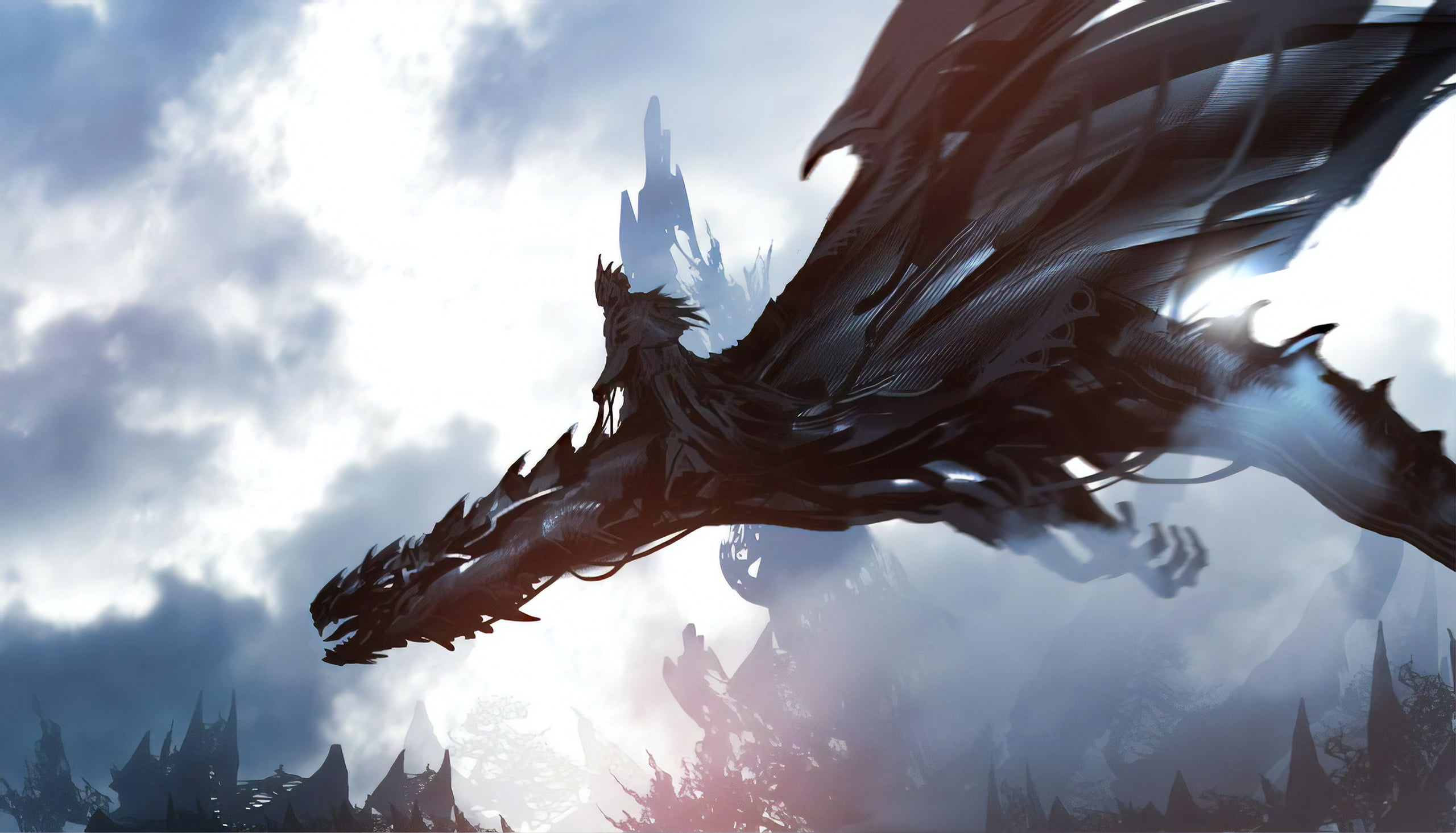 Free download | HD wallpaper: The Lord of the Rings, Dragon, Nazgûl