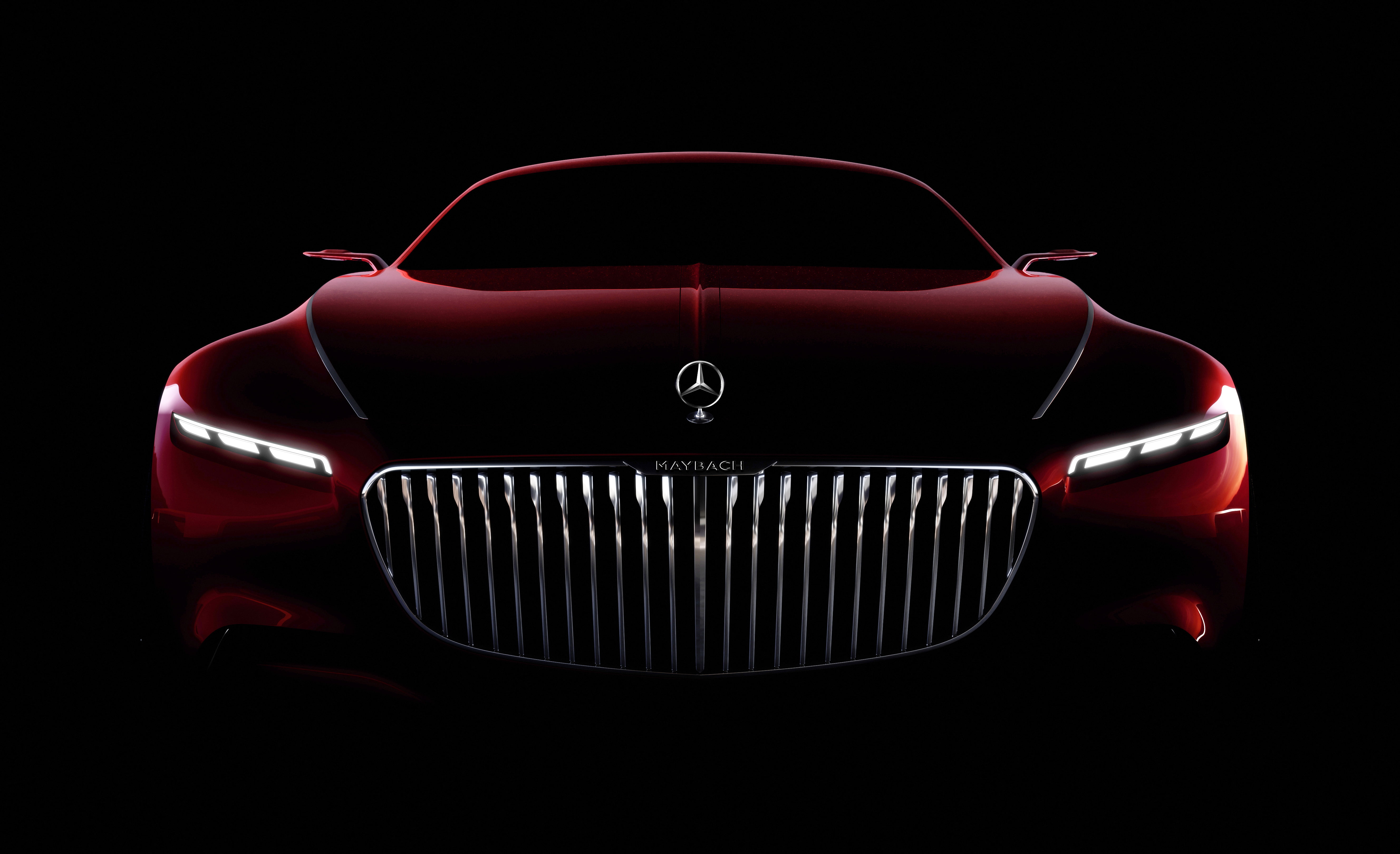 Vision Mercedes-Maybach 6, 5K, Concept Cars, black background