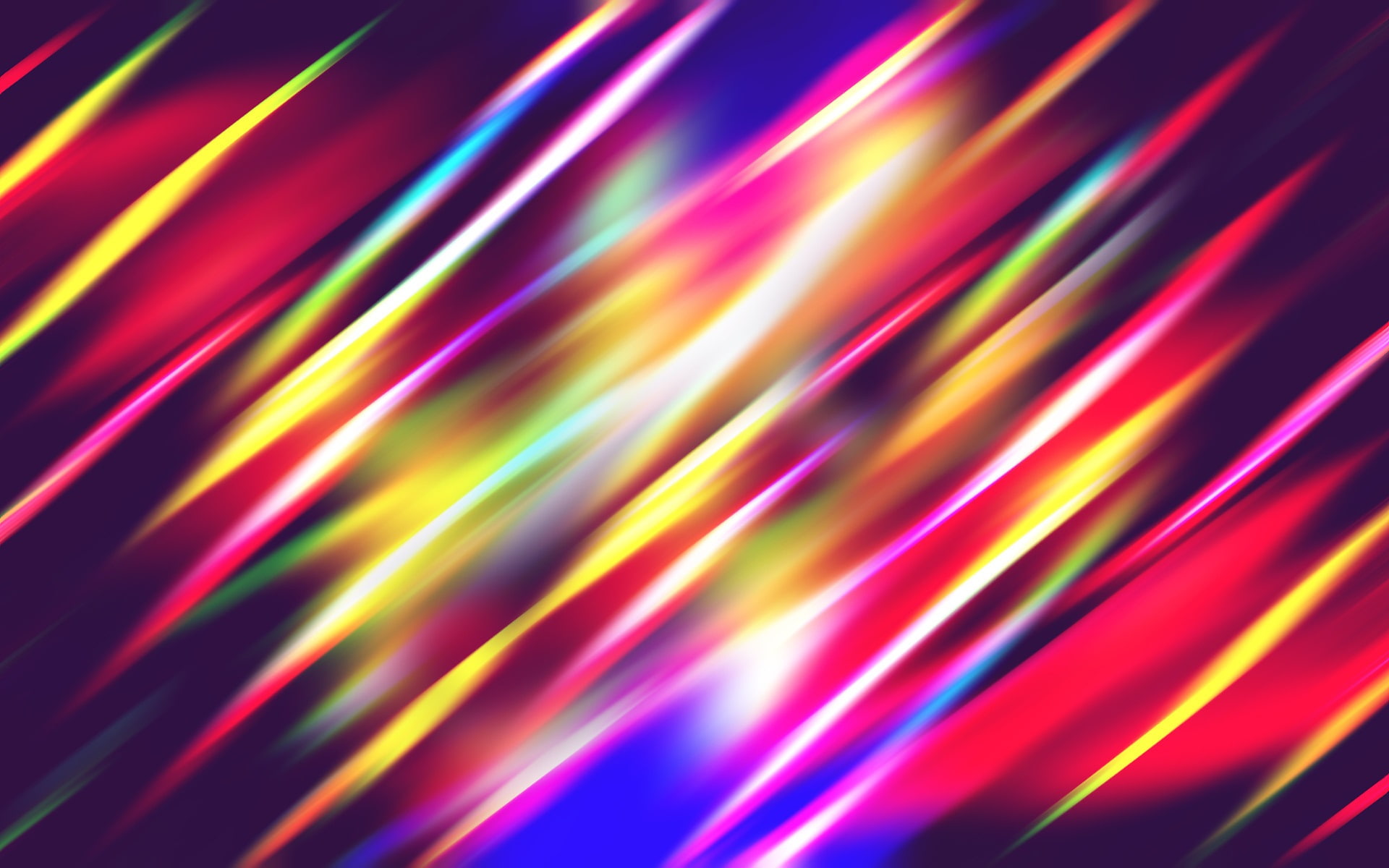 Abstract light lines, highlight, streaks, colorful