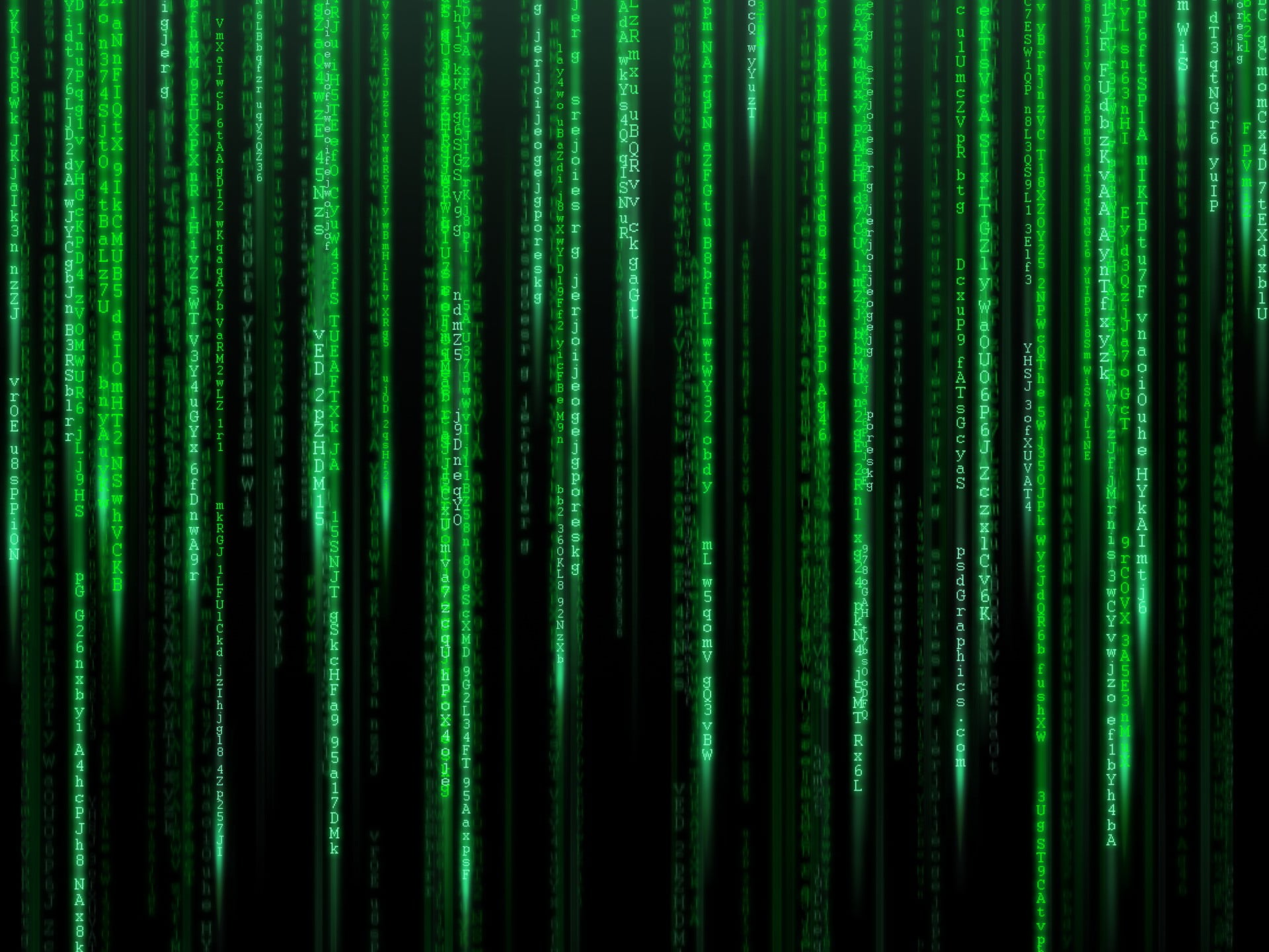 green and black wallpaper, code, matrix, backgrounds, abstract