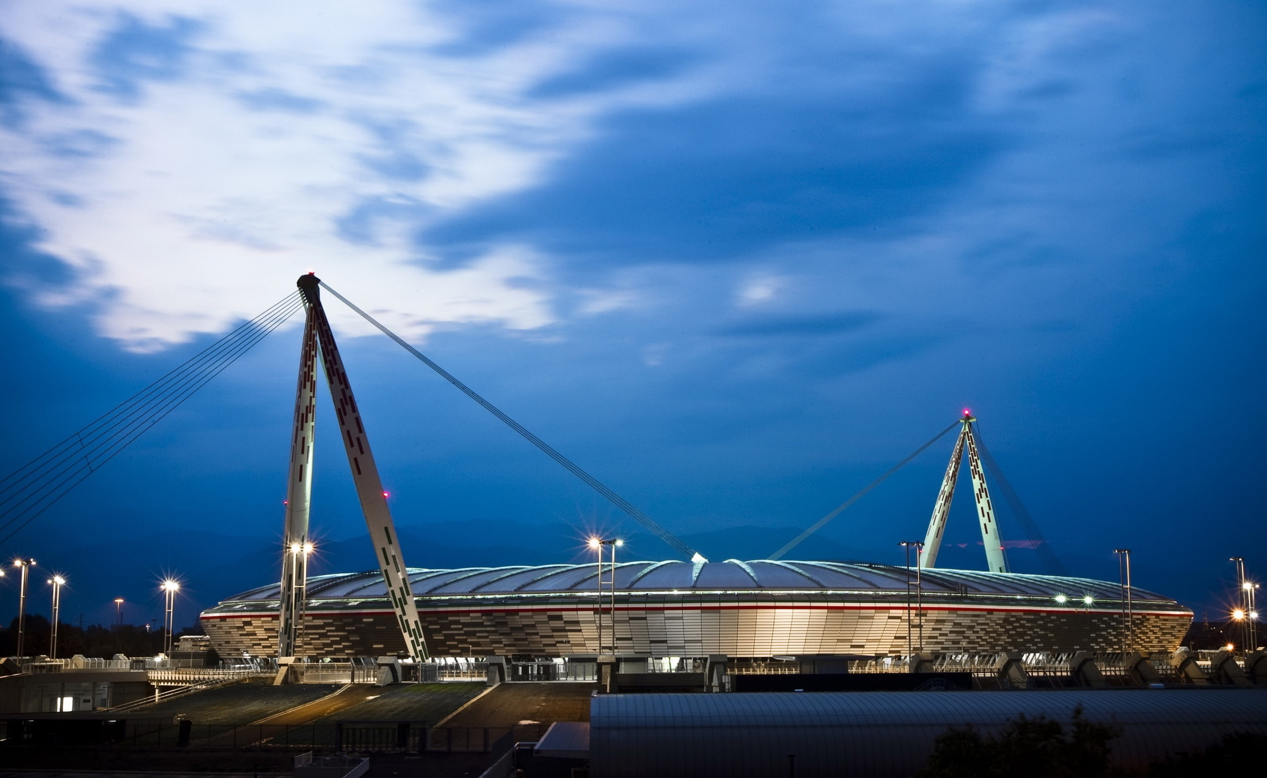 Juventus Arena, grey coliseum illustration, Sports, Football