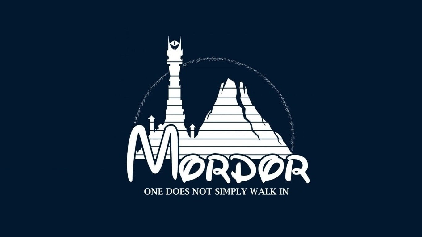 Mordor logo, The Lord of the Rings, Disney, vector, illustration