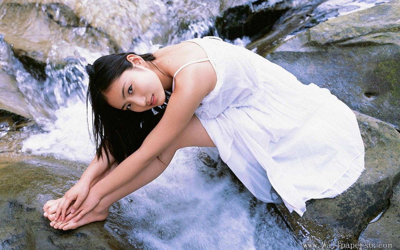 women models japanese asians saaya irie gravure 1280x800  People Models Female HD Art