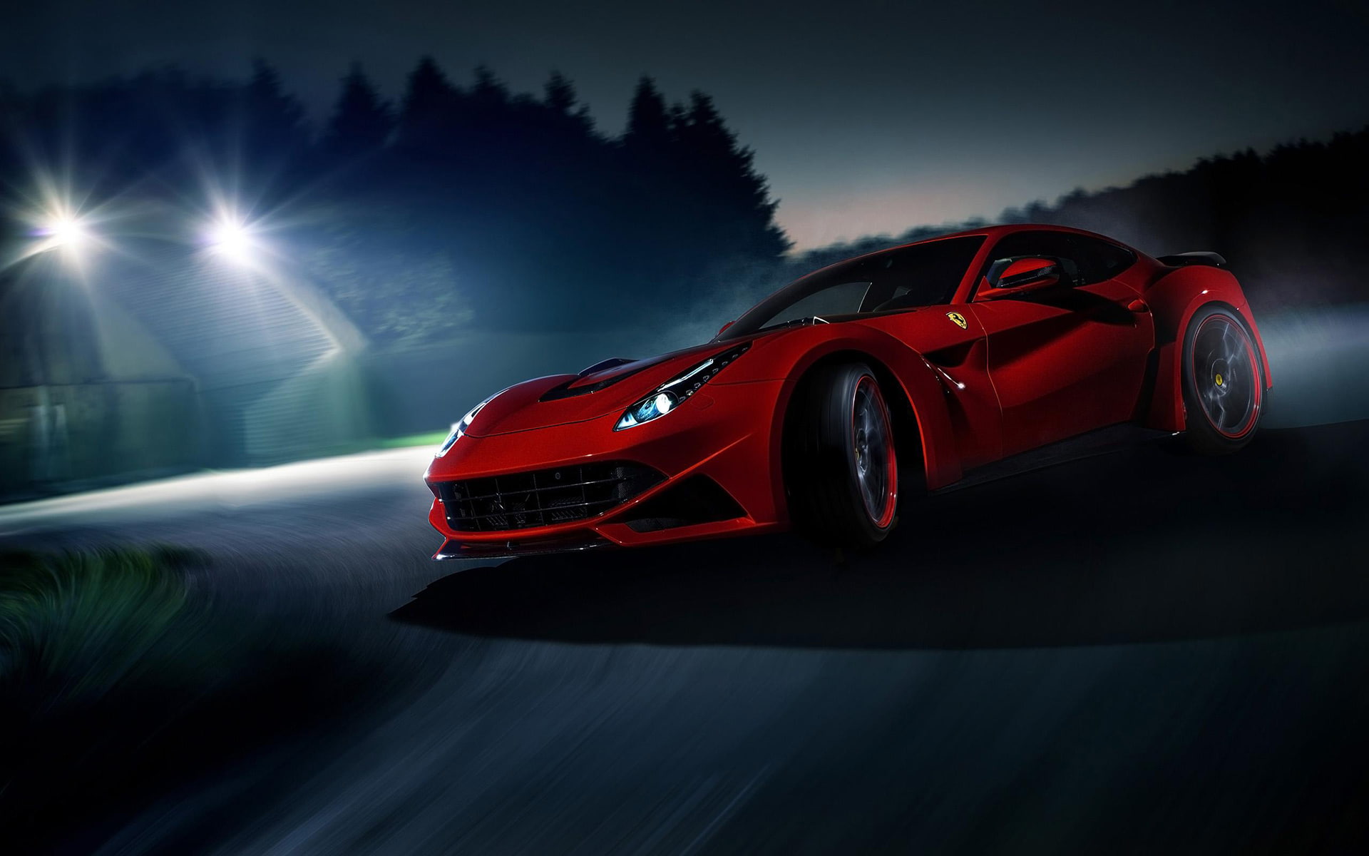 Ferrari FF Night Lights Drift HD, cars
