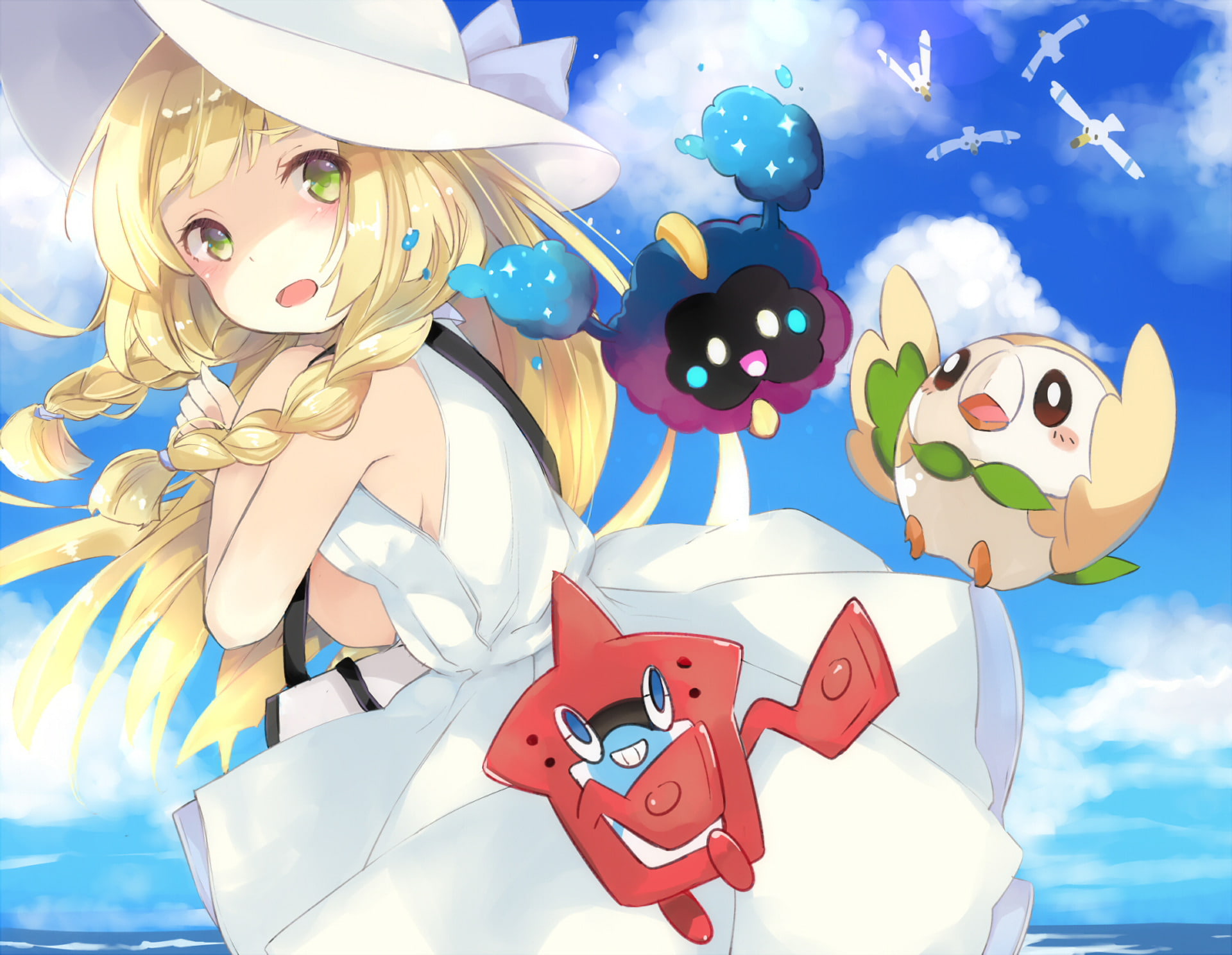 Pokémon, Pokémon: Sun and Moon, Cosmog (Pokémon), Lillie (Pokemon)