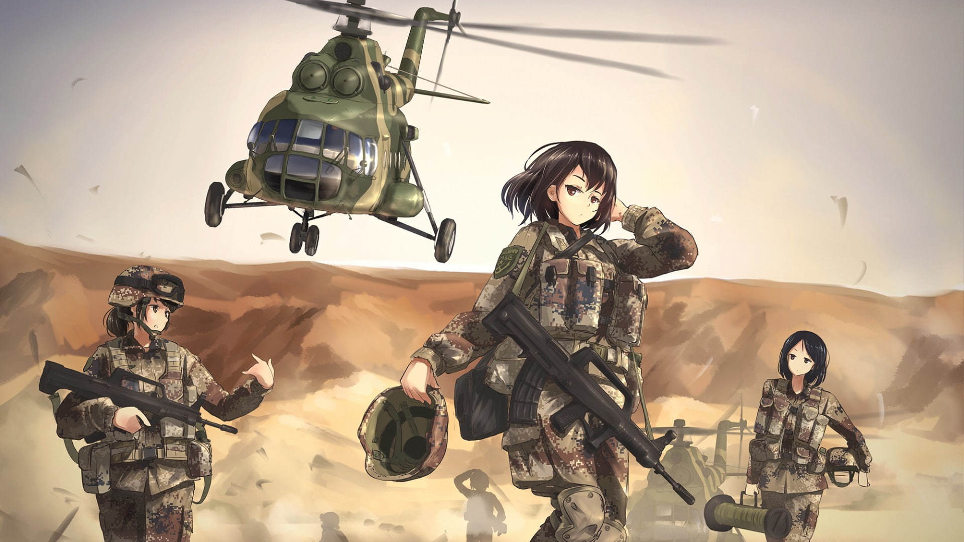 military, helicopters, Mil Mi-17, army soldier, armed forces