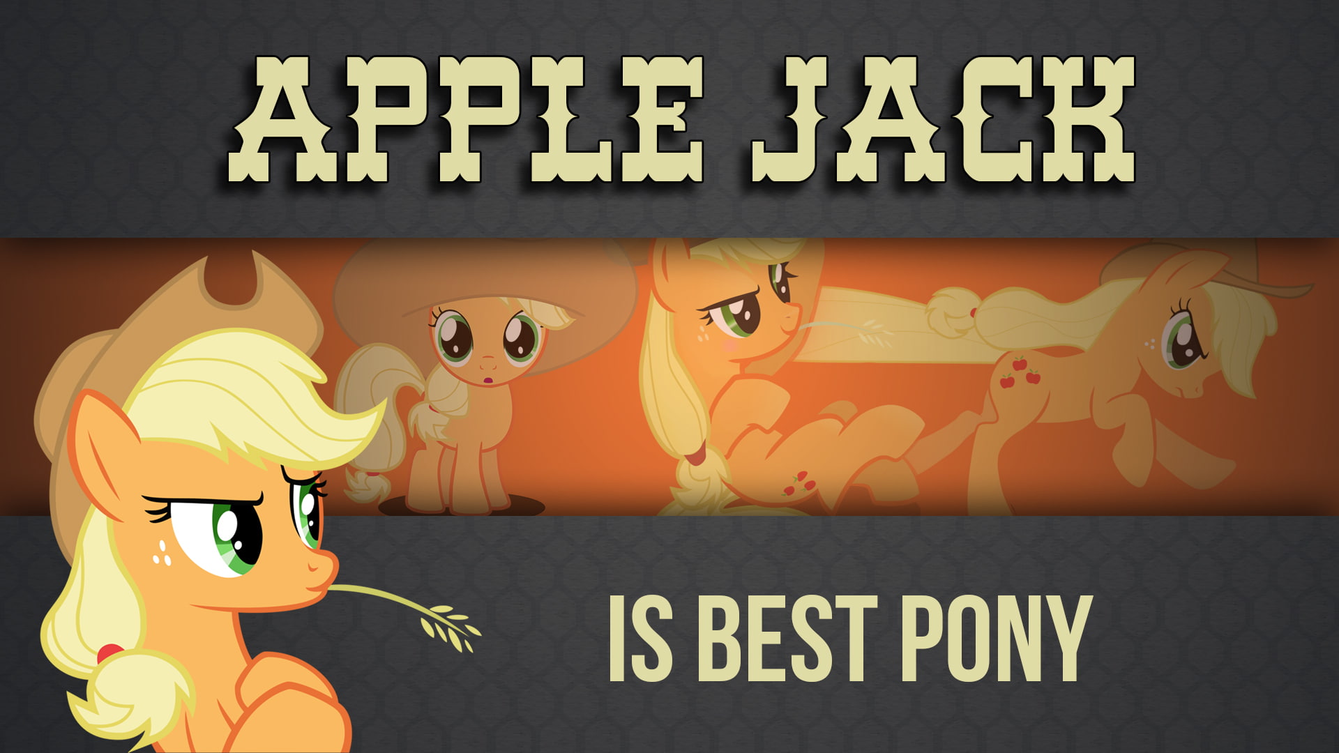 My Little Pony Applejack HD, cartoon/comic