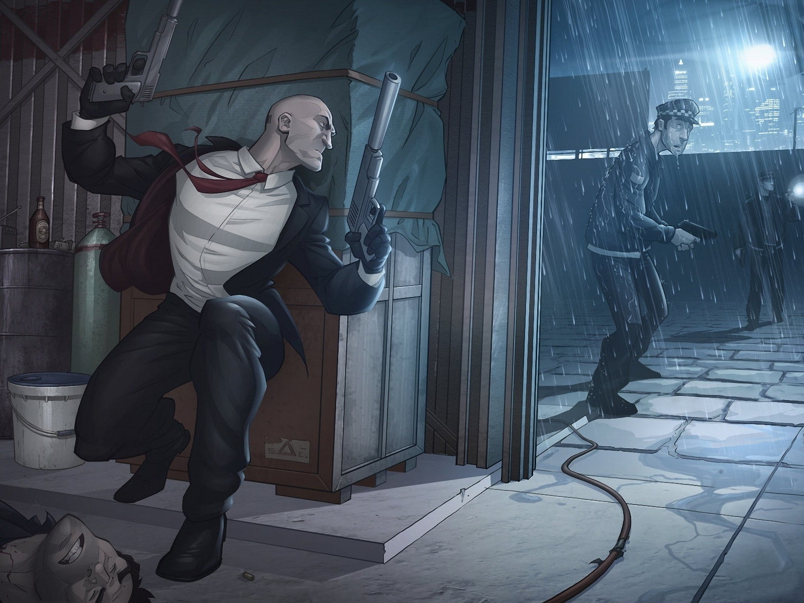 absolution, abstract, agent, art, artwork, fantasy, games, hitman