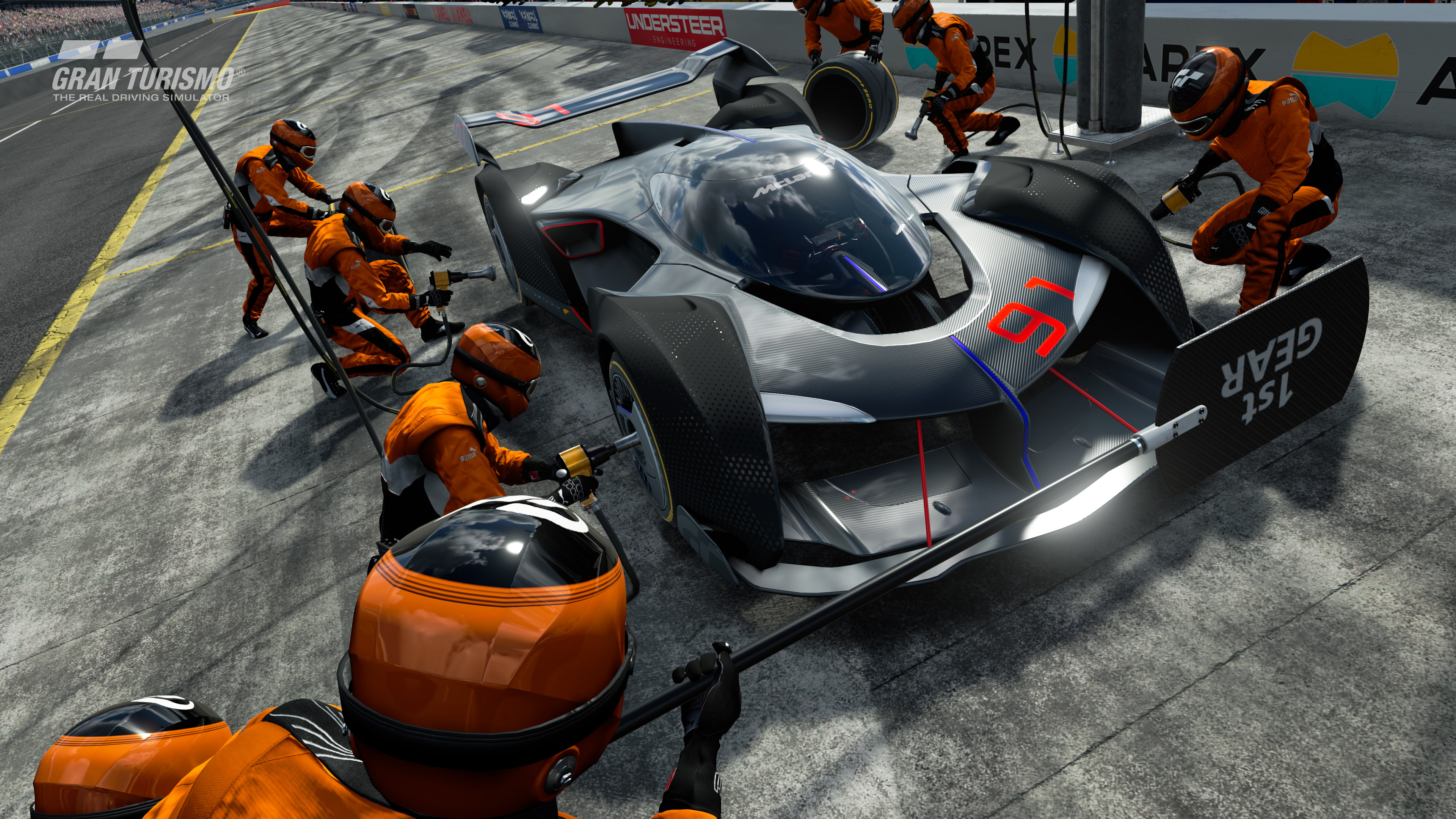 McLaren Ultimate Vision GT, Gran Turismo Sport, Pit stop, Pit crew