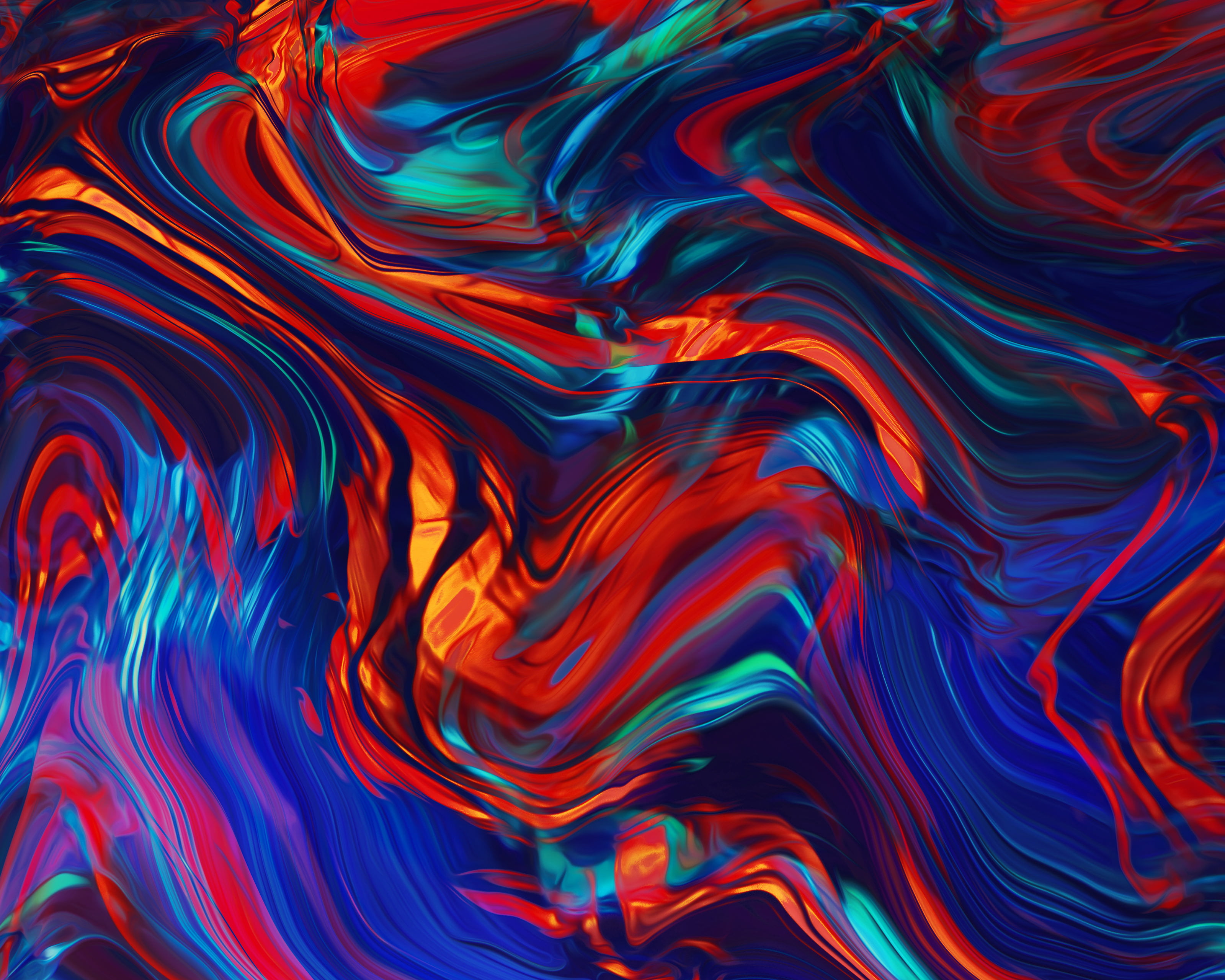 digital, digital art, abstract, waveforms, pattern