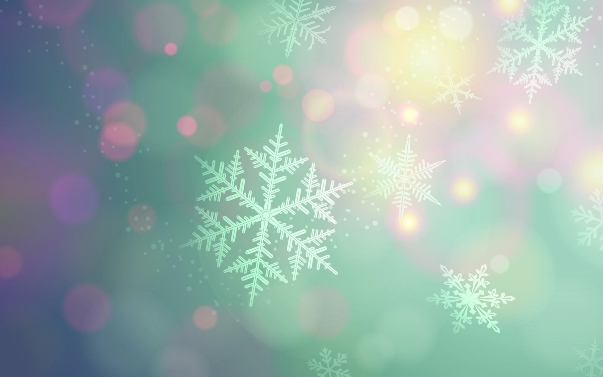 white snowflake 3D wallpaper, winter, snowflakes, holiday, christmas