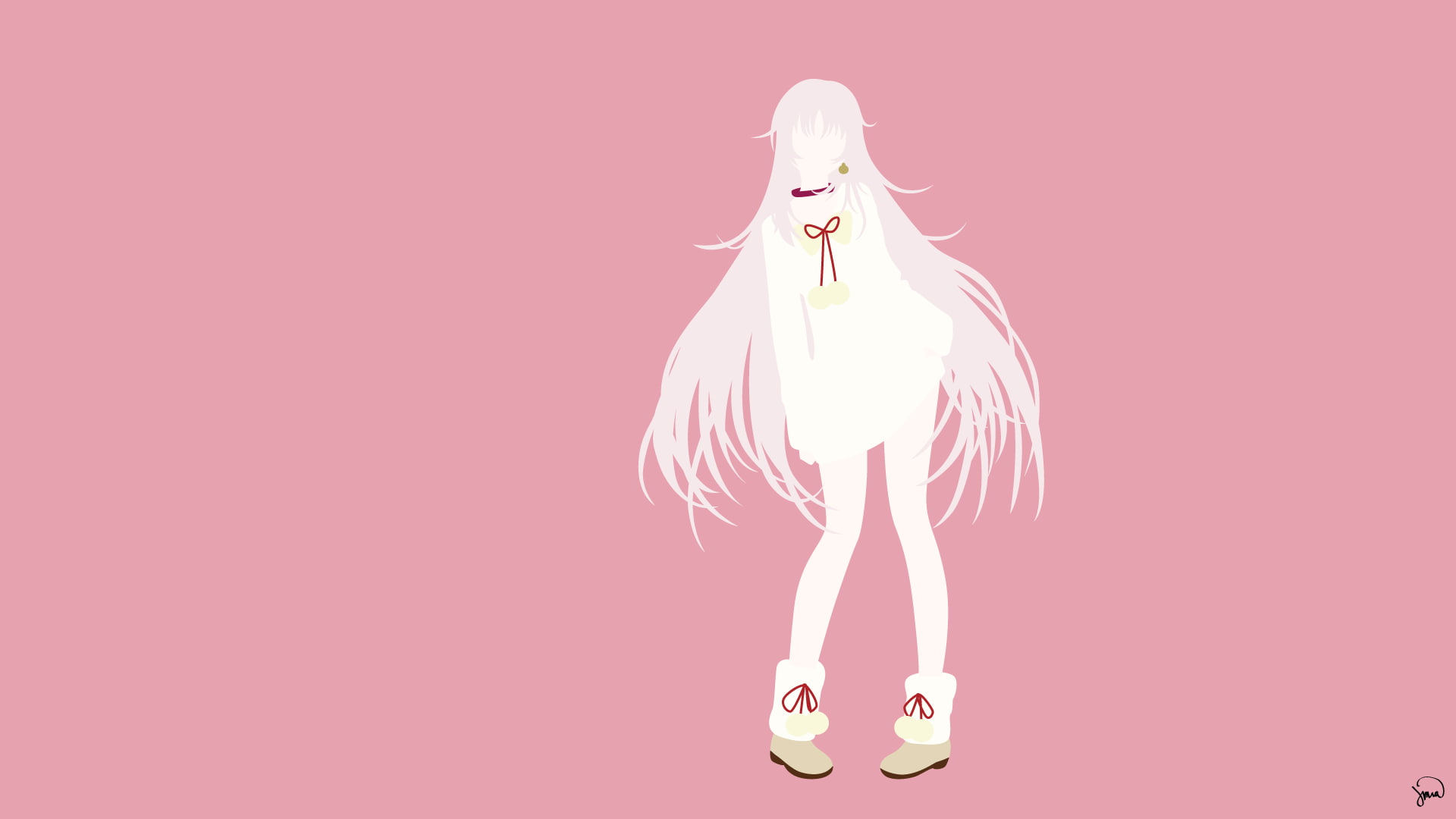 K Project, Neko (K project), anime girls, colored background