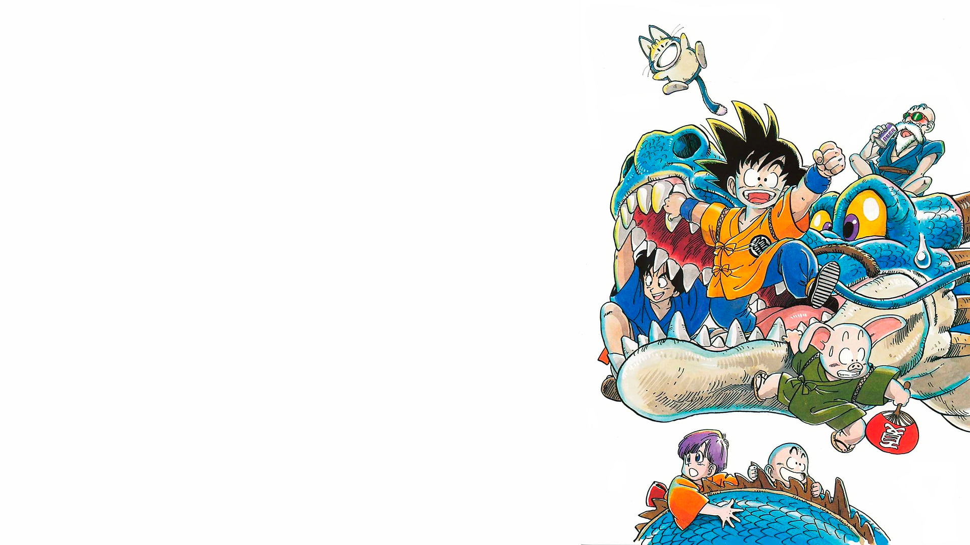 Dragon Ball, Son Goku, Kid Goku, Young Bulma, Bulma Briefs (Dragon Ball)