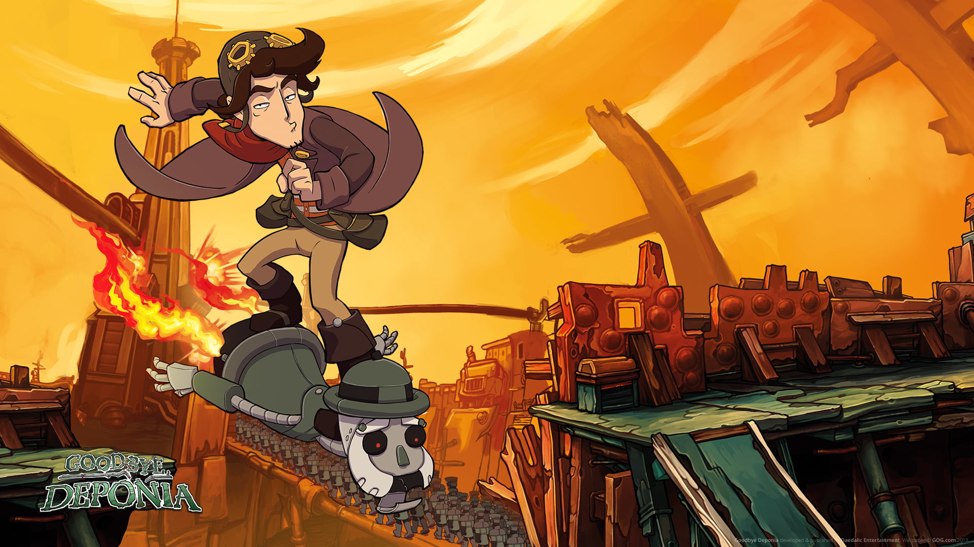 Free download | HD wallpaper: Video Game, Goodbye Deponia, Rufus