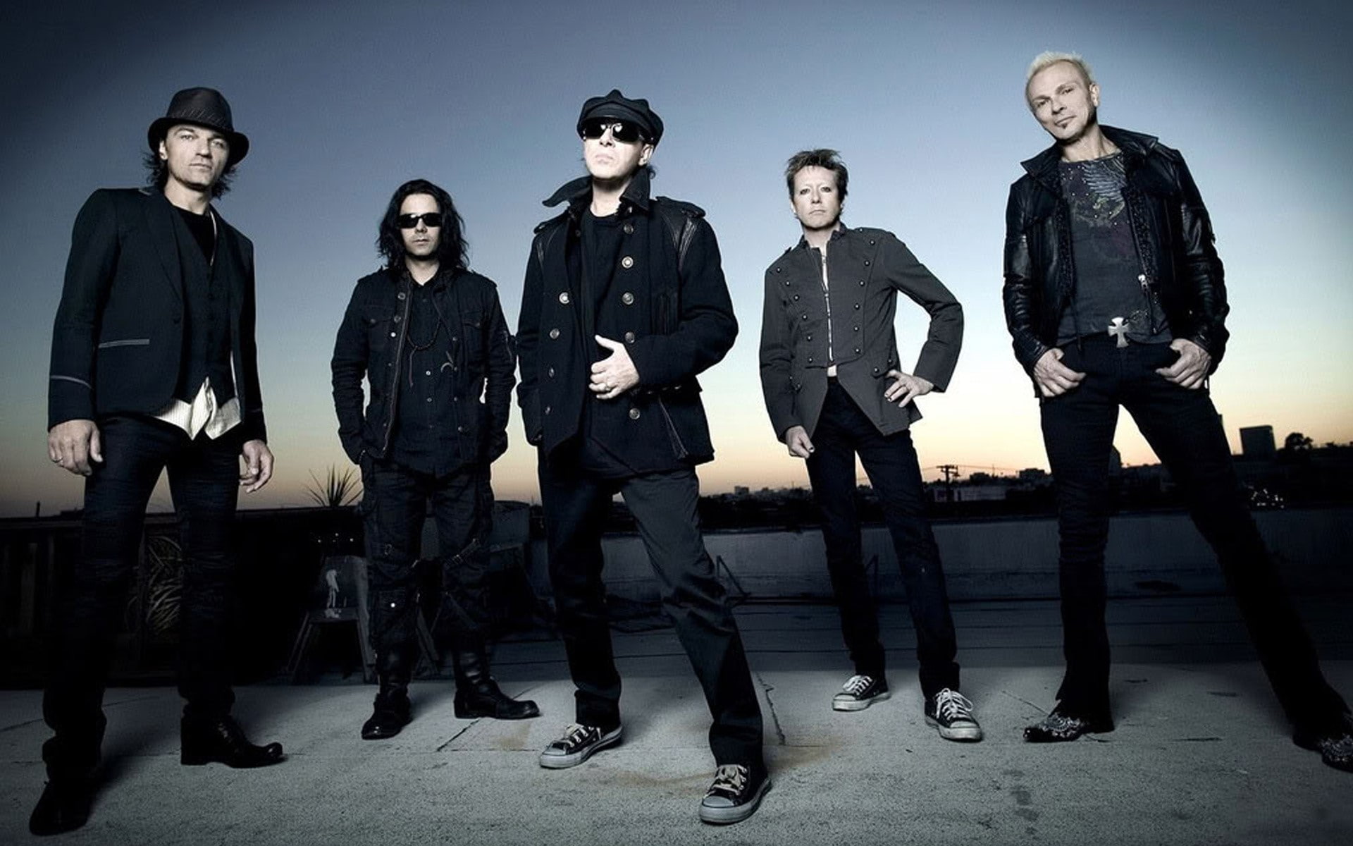 Scorpions, Band, Members, Sneakers, Sky, group of people, young adult
