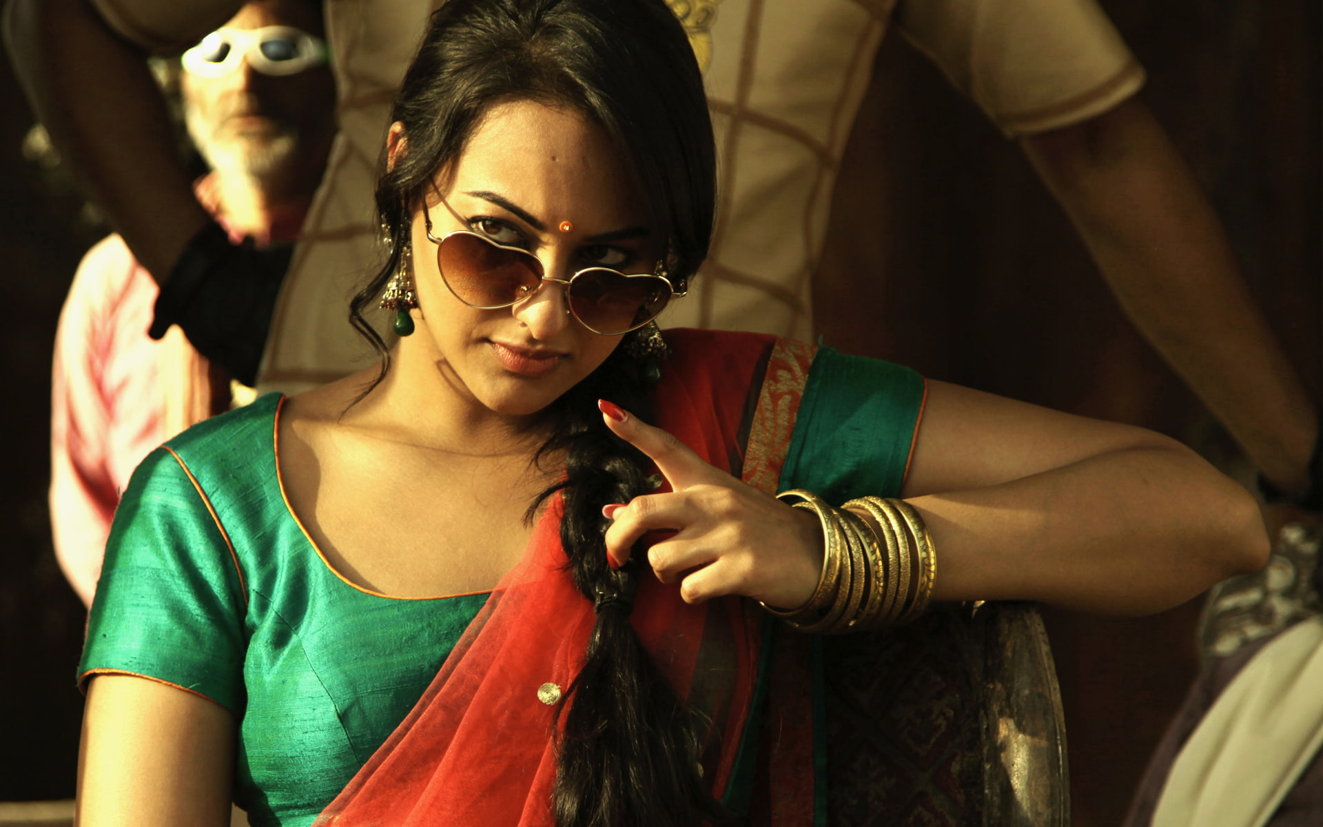 Sonakshi Sinha in Joker, glasses, fashion, one person, young adult