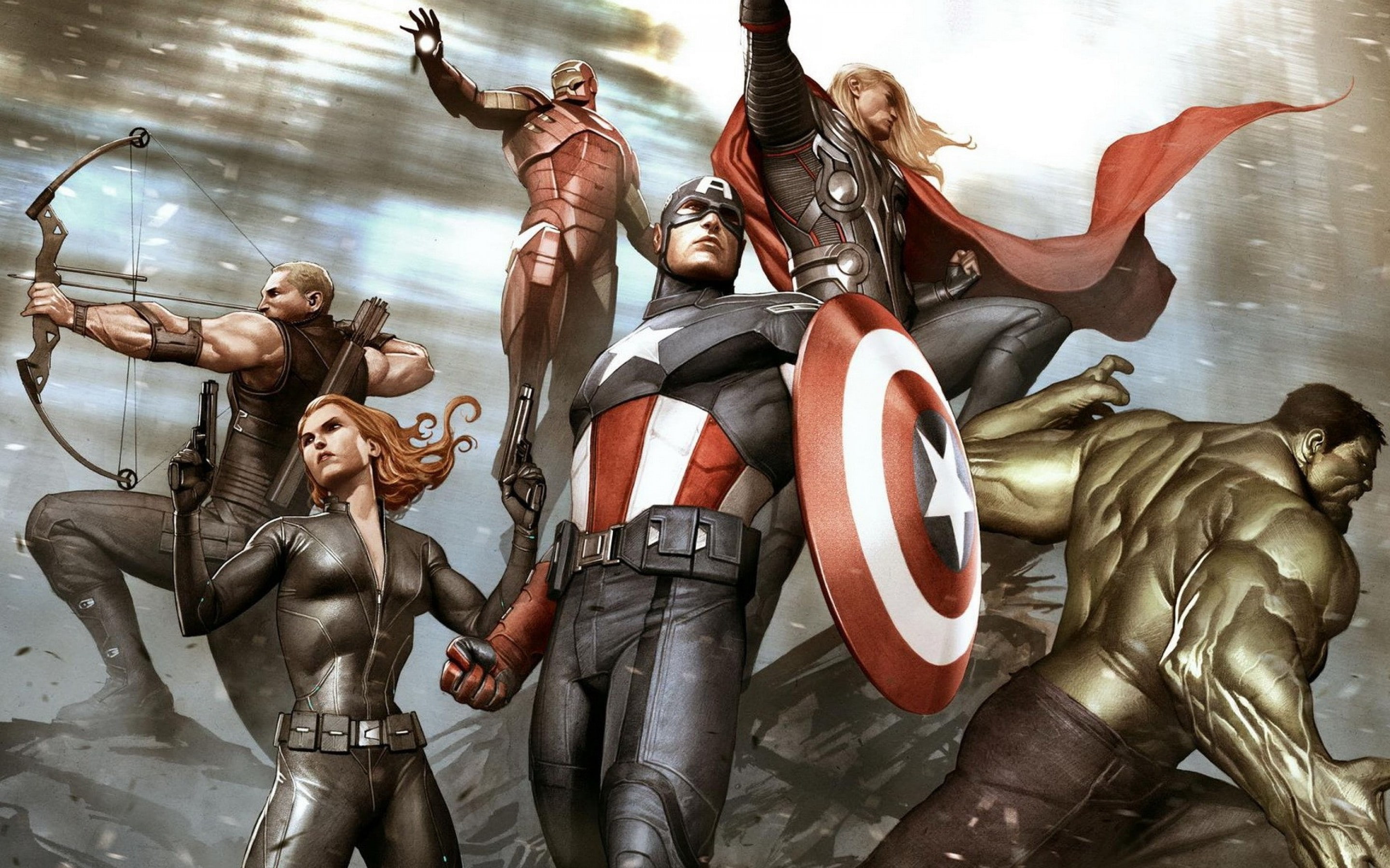 comics, 2880x1800, iron man, Avengers, desktop, america, captain