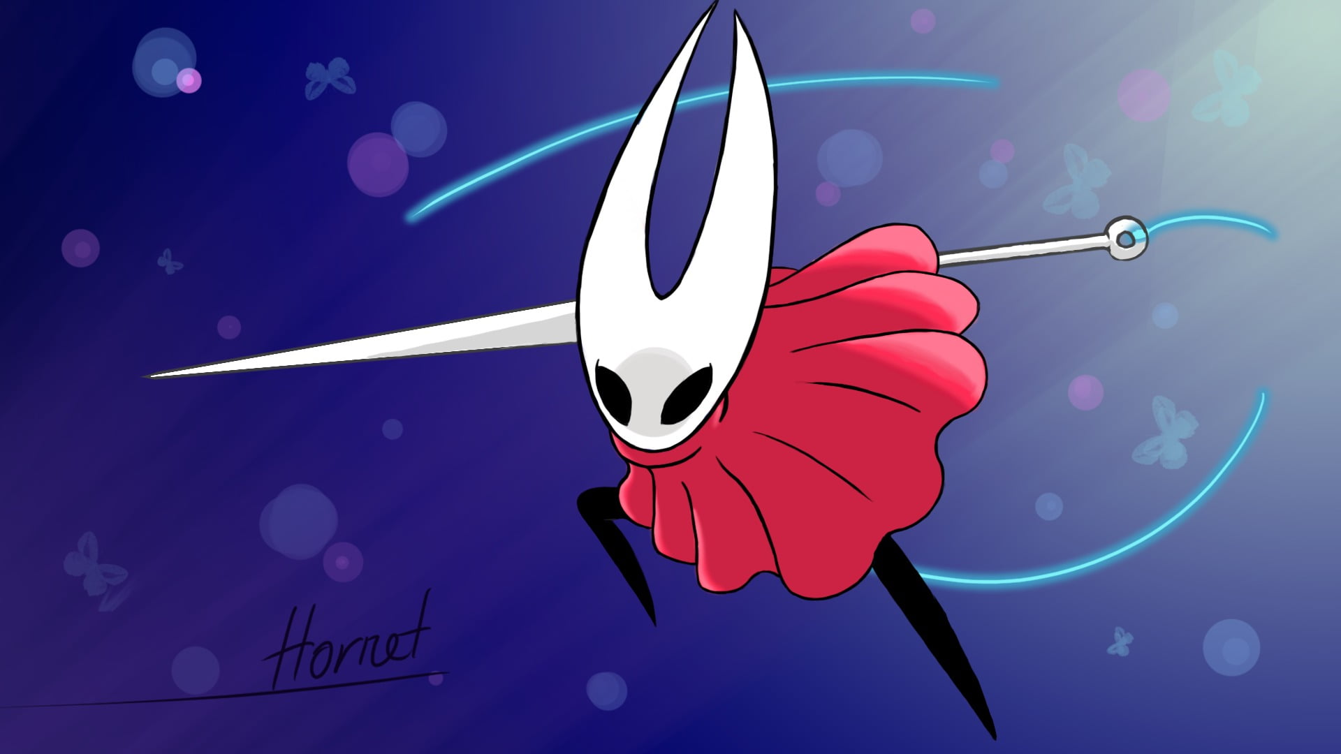 Free download | HD wallpaper: Hornet, git gud, Hollow Knight, Needle ...