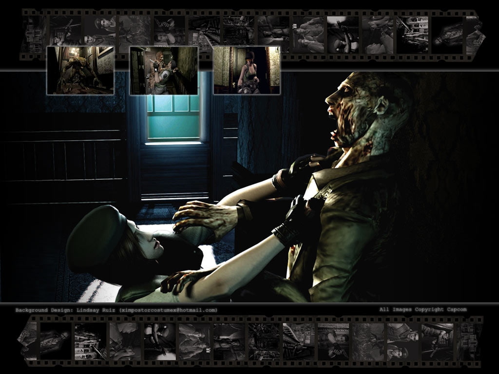 resident evil jill valentine 1024x768  Video Games Resident Evil HD Art