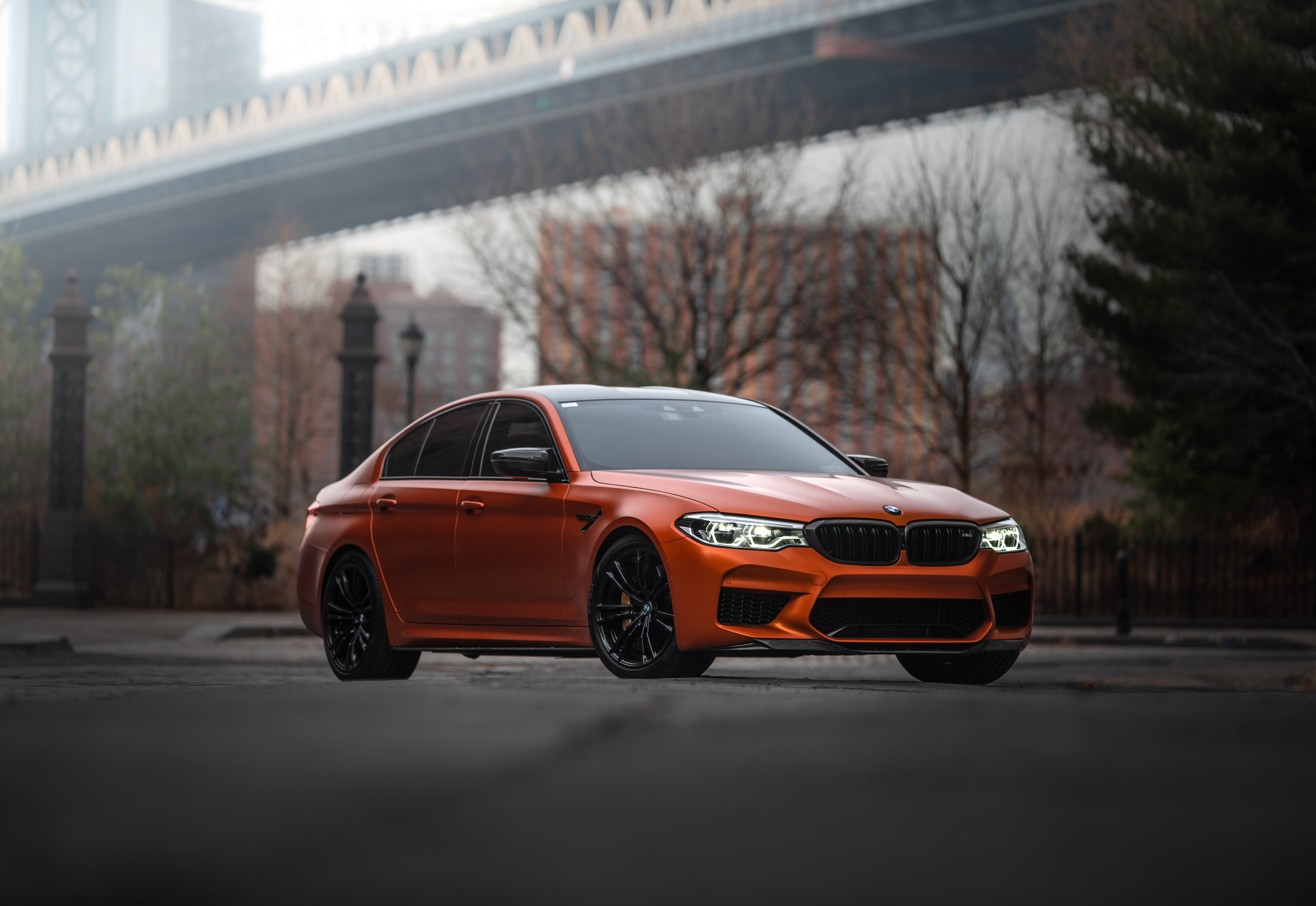 BMW, Orange, Black, M5, F90