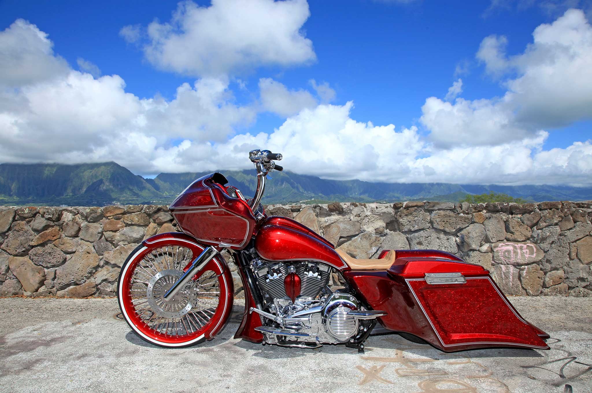 Free Download HD Wallpaper Bike Chopper Custom Davidson Harley Hot Lowrider Motorbike