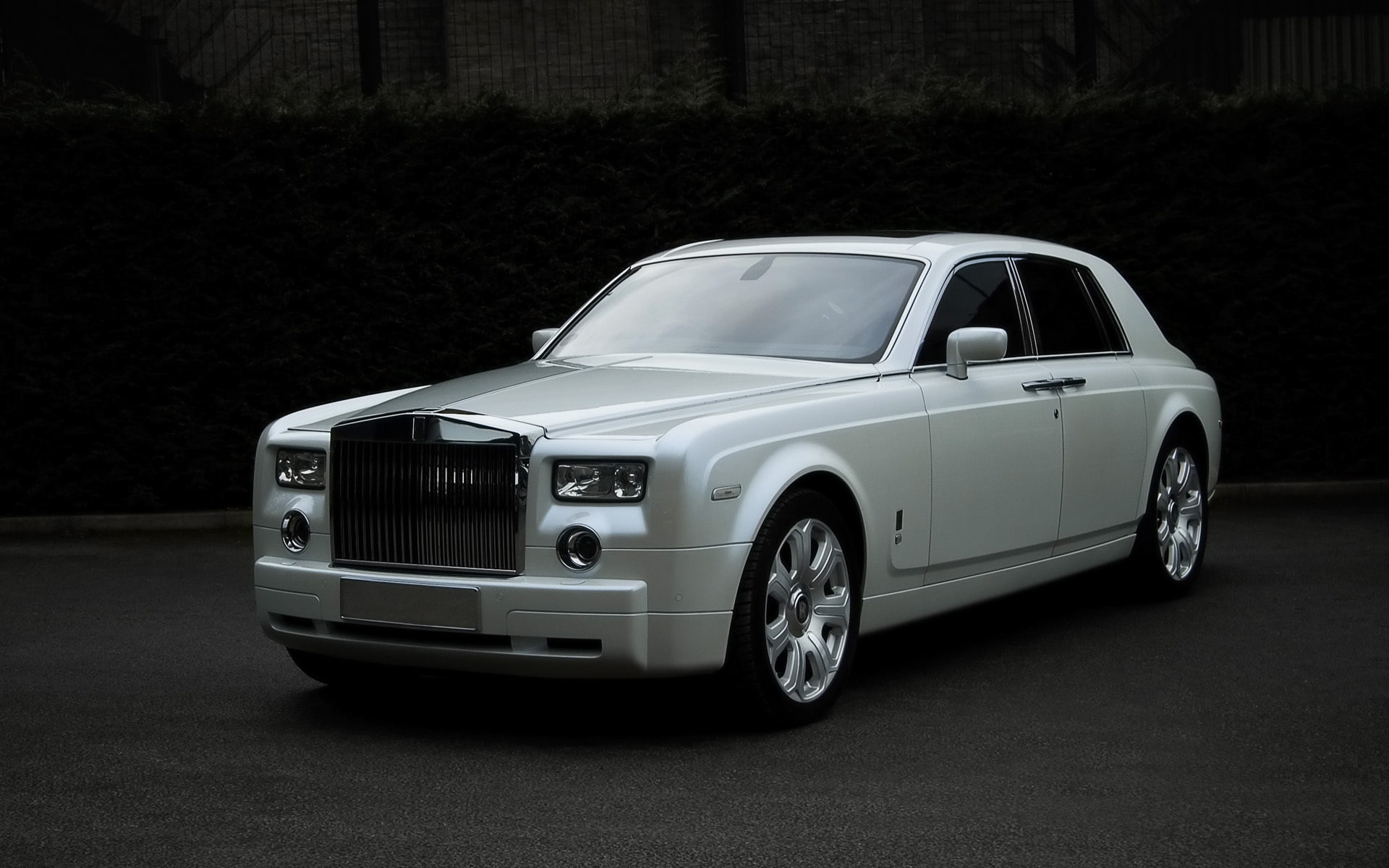 Rolls Royce White, car, limousine, luxury
