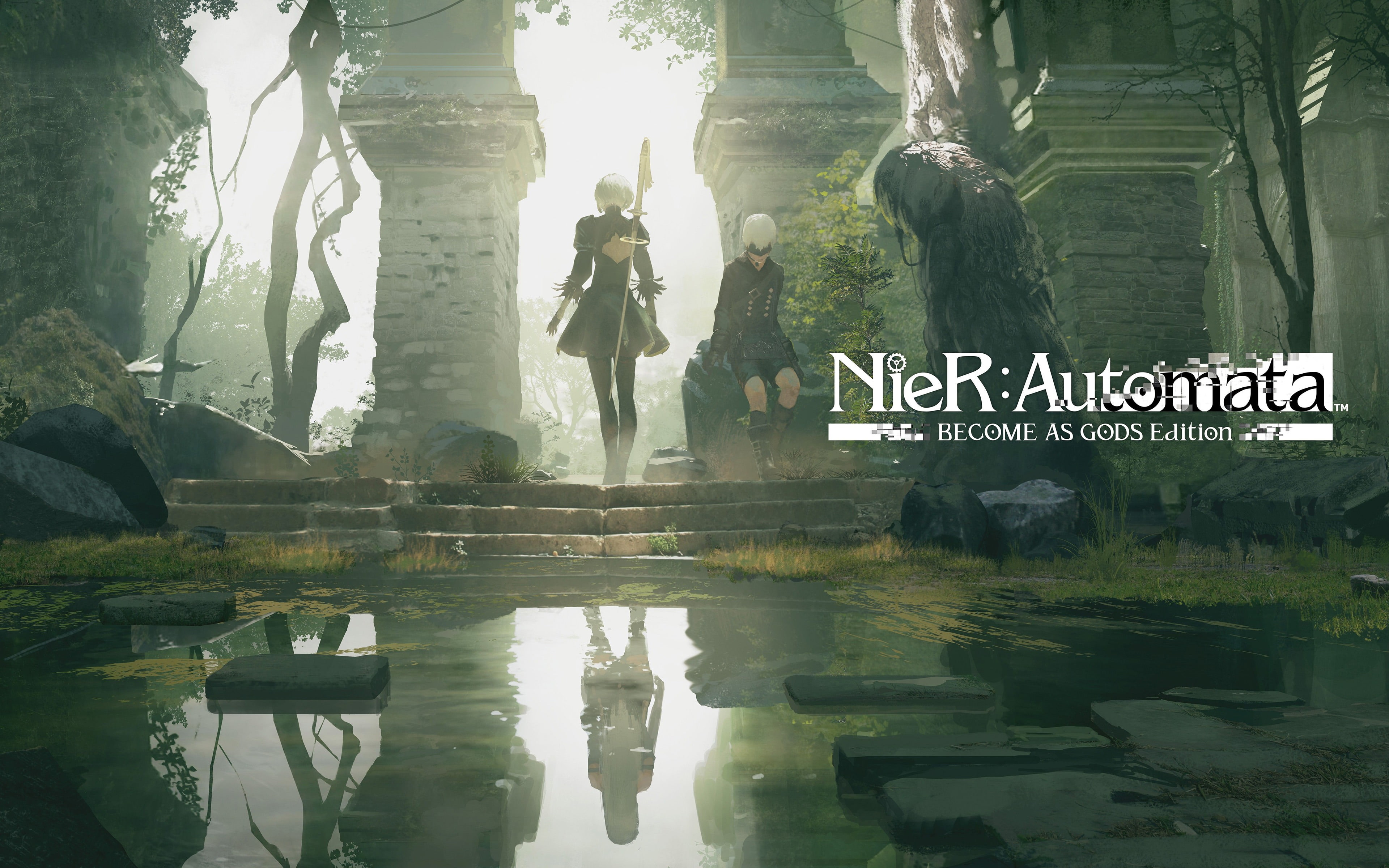 Nier Automata Become AS Gods Edition 2018 Game, water, reflection