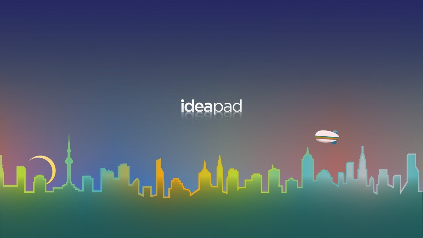Lenovo, ideapad, sky, glowing, communication, copy space, no people