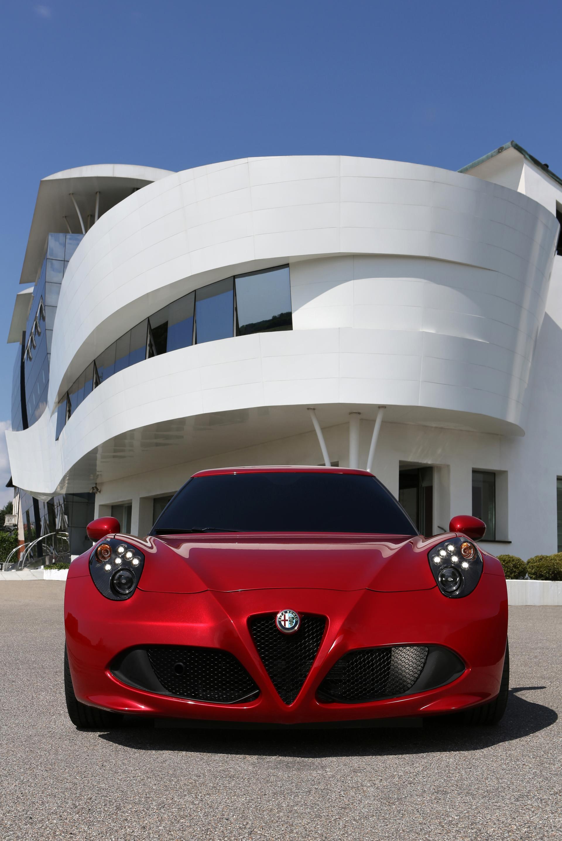 Alfa Romeo 4C Spider, alfa romeo 4c_coupe supercar, mode of transportation