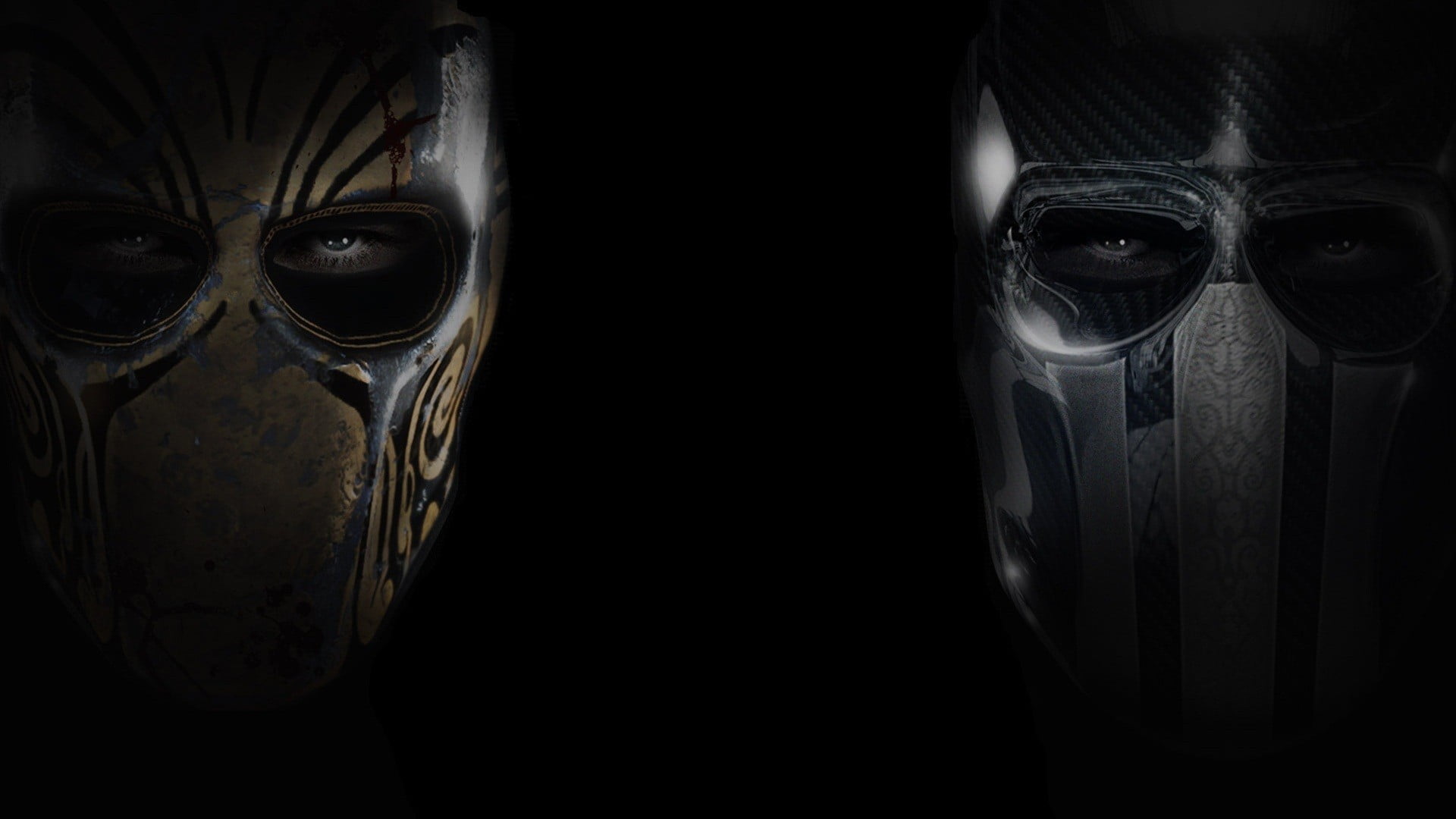 Black Panther-themed masks, Army of Two, disguise, mask - disguise