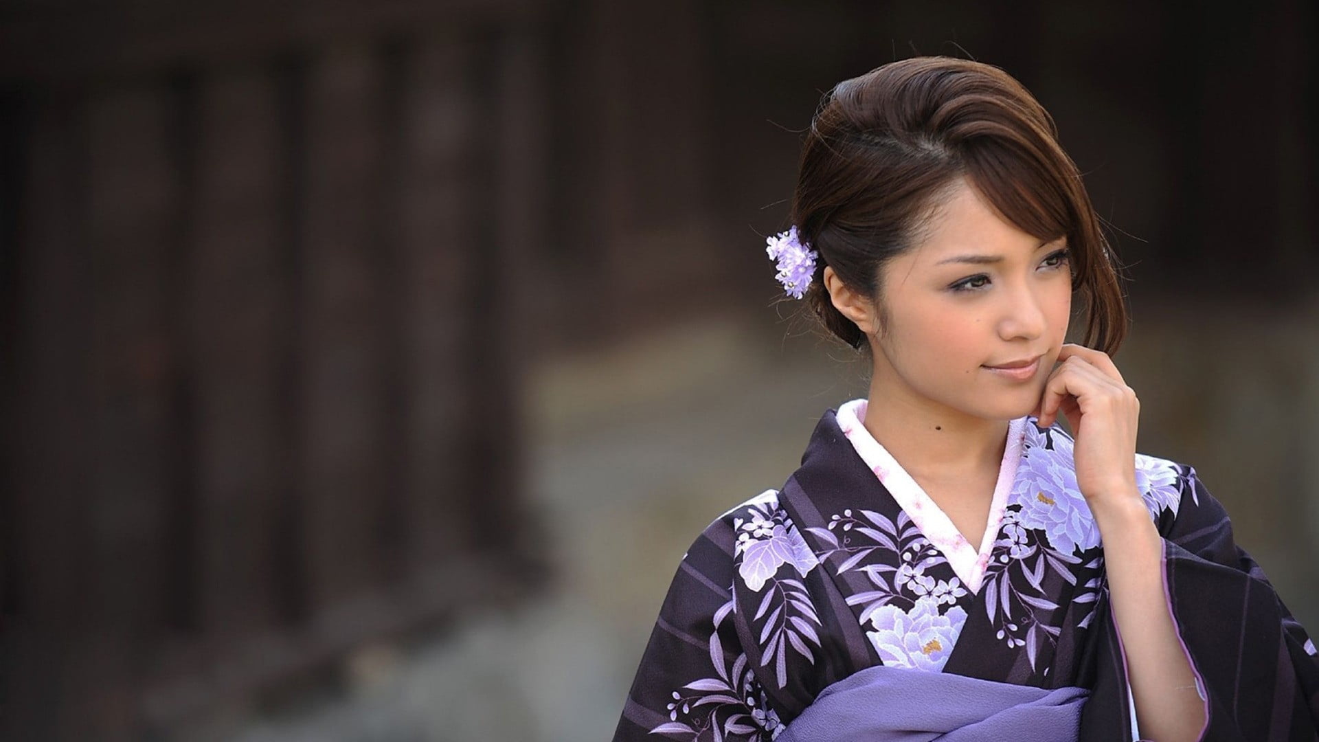 Japan, women, Japanese clothes, kimono, traditional clothing