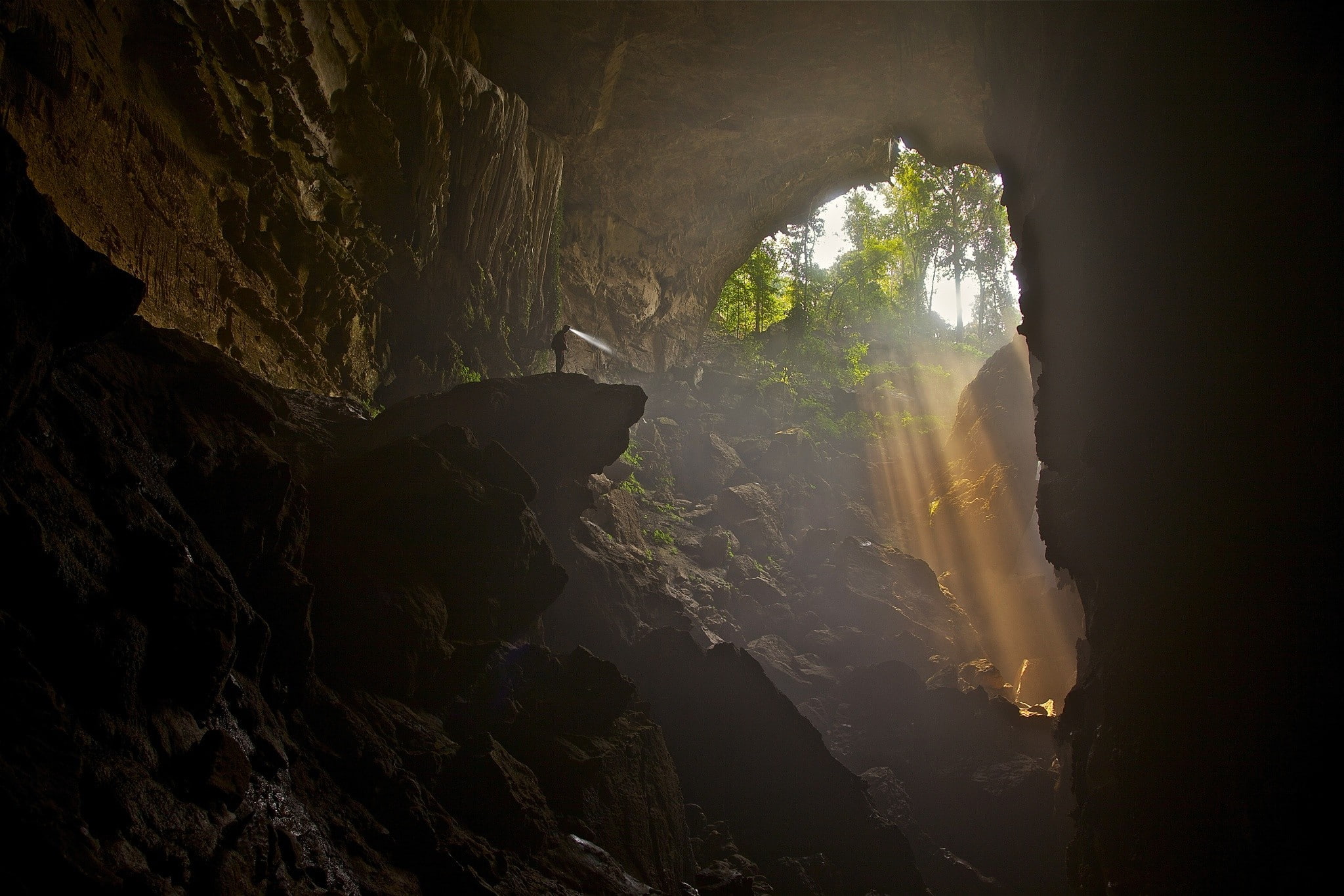 500px, photography, landscape, cave, men, Kaeng Lawa Cave, Thailand