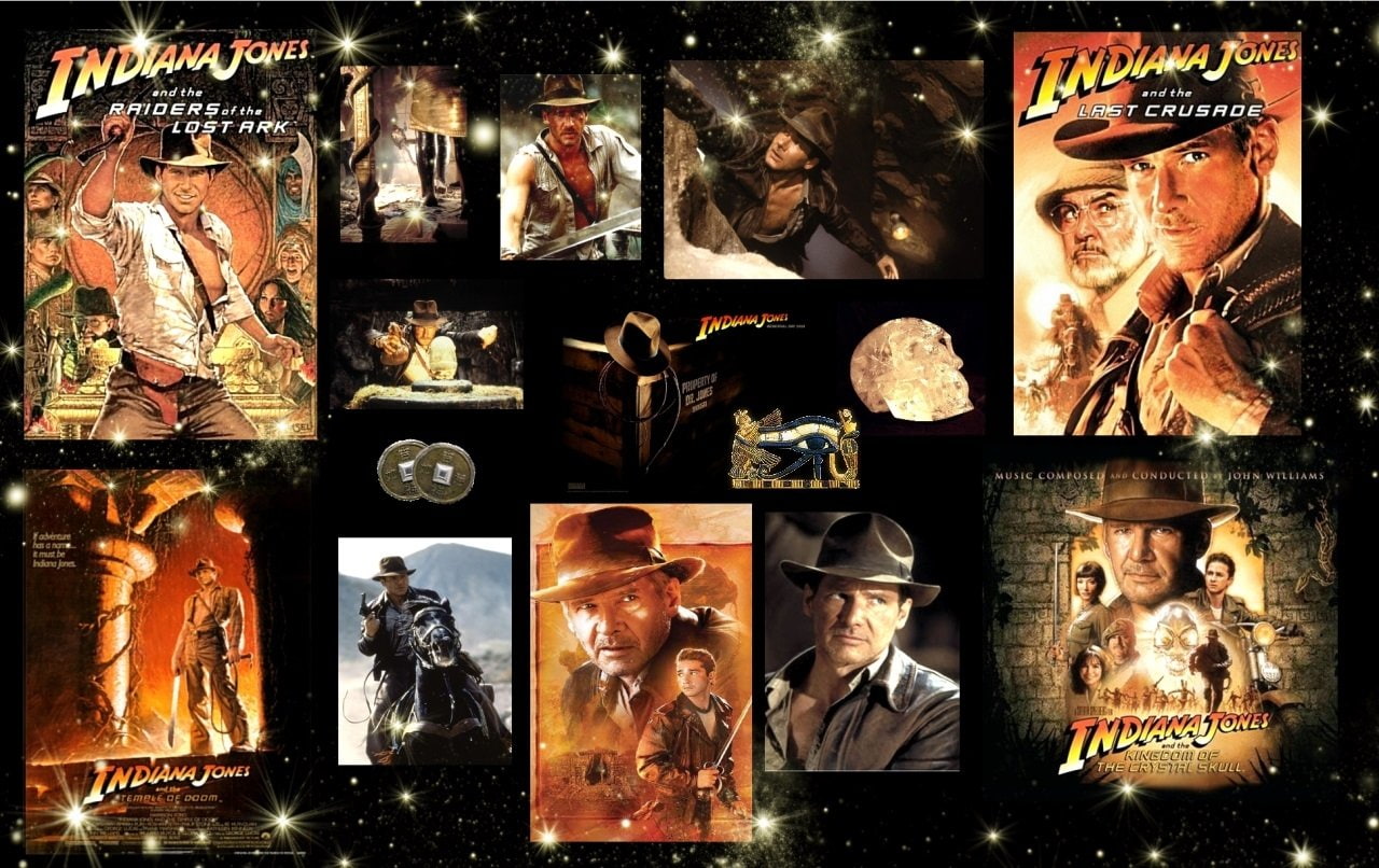 Movie, Collage, Blockbuster, Indiana Jones