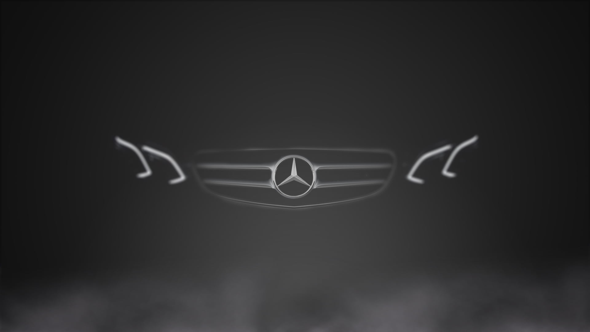 gray Mercedes-Benz grille, Mercedes-Benz E-Class, W212, car, dark