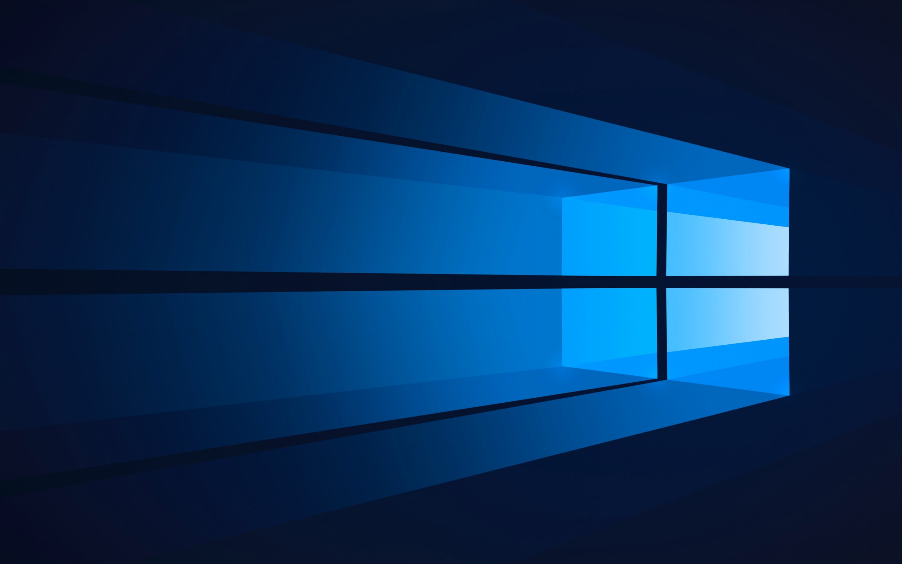 Windows logo, computer, minimalism, operating system, blue, modern