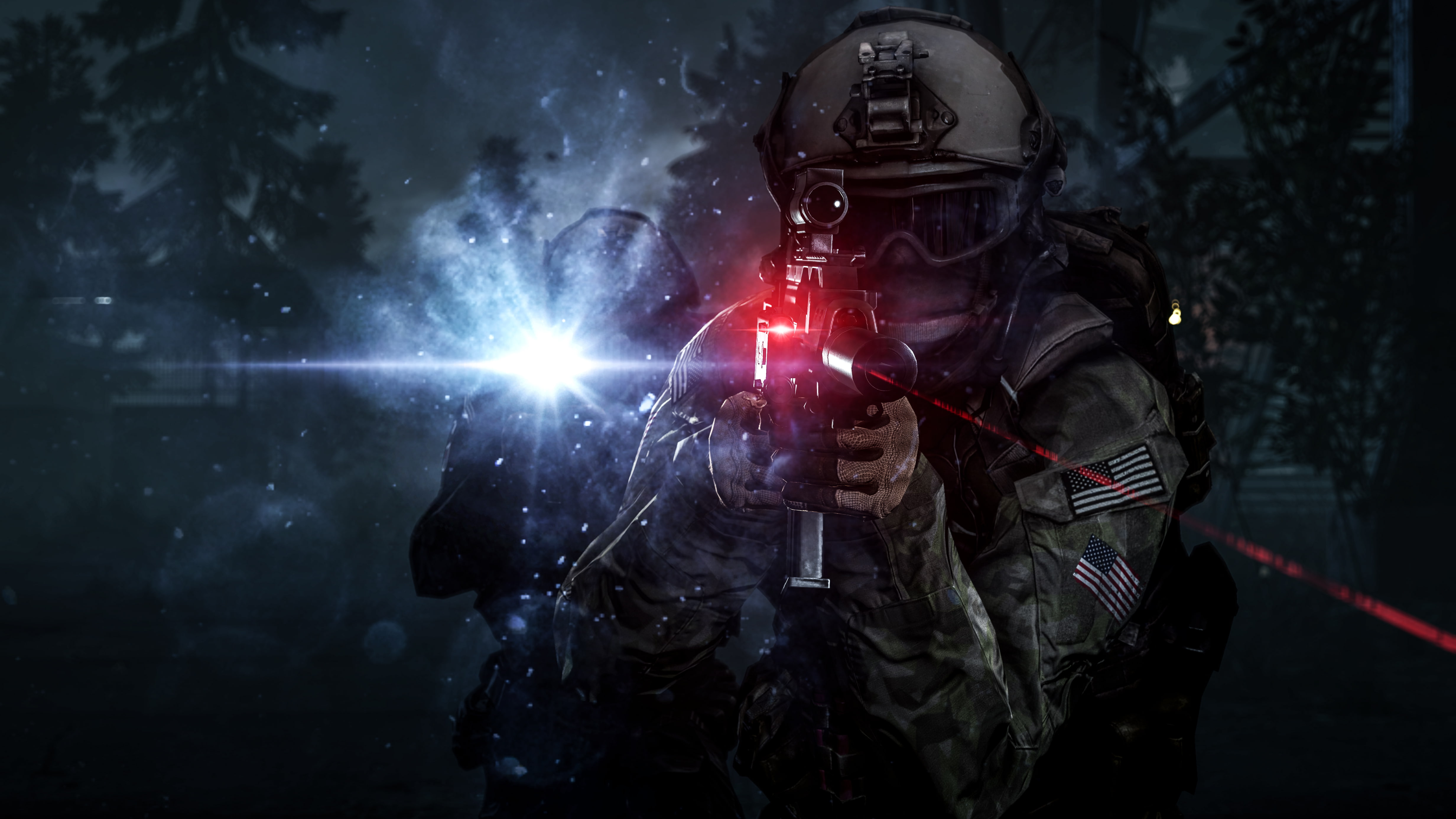 4K, Zavod Graveyard Shift, Night Operations, Battlefield 4