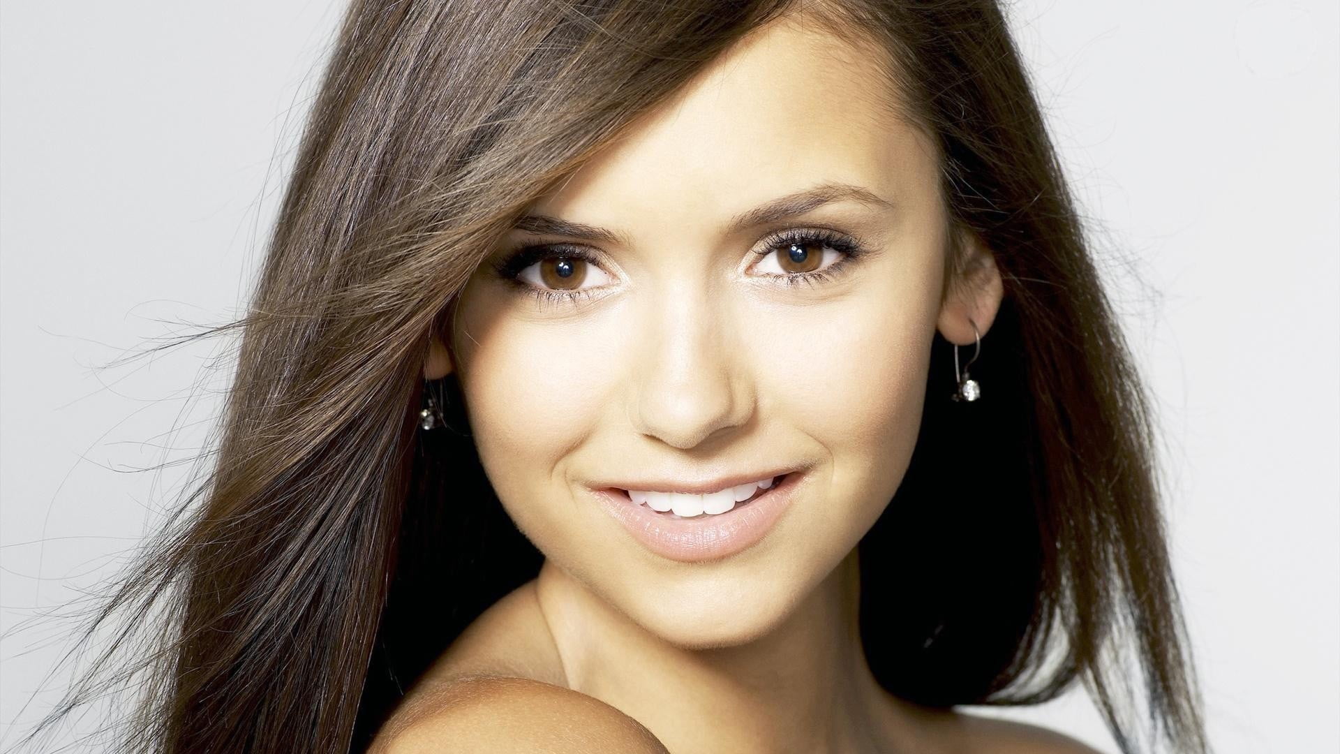 Free download | HD wallpaper: women, Nina Dobrev, portrait, headshot ...