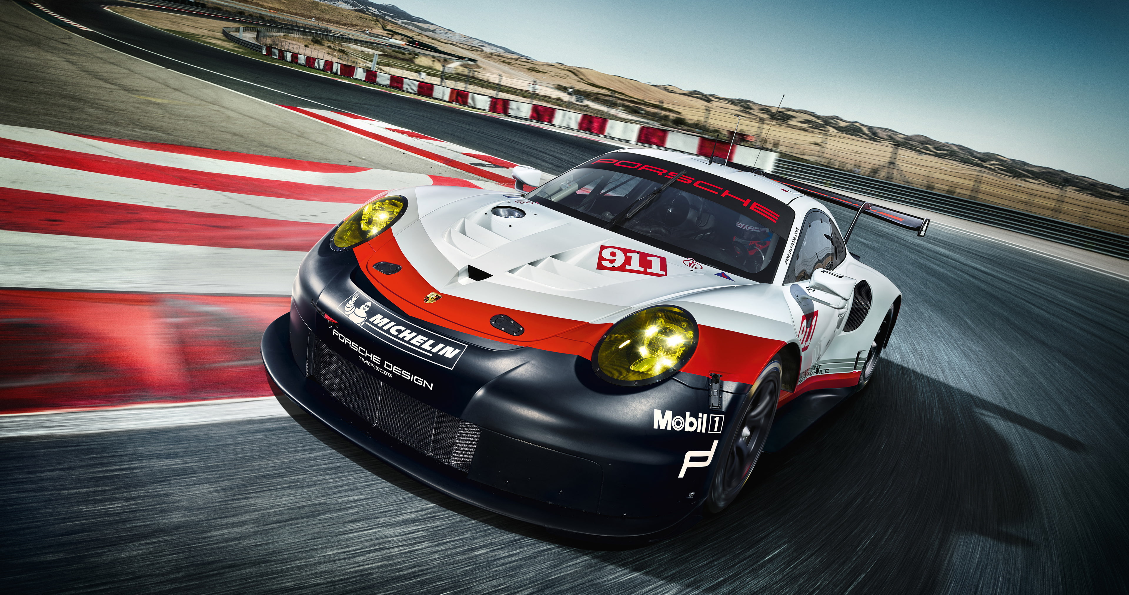 2017, Porsche 911 RSR, mode of transportation, speed, sports race