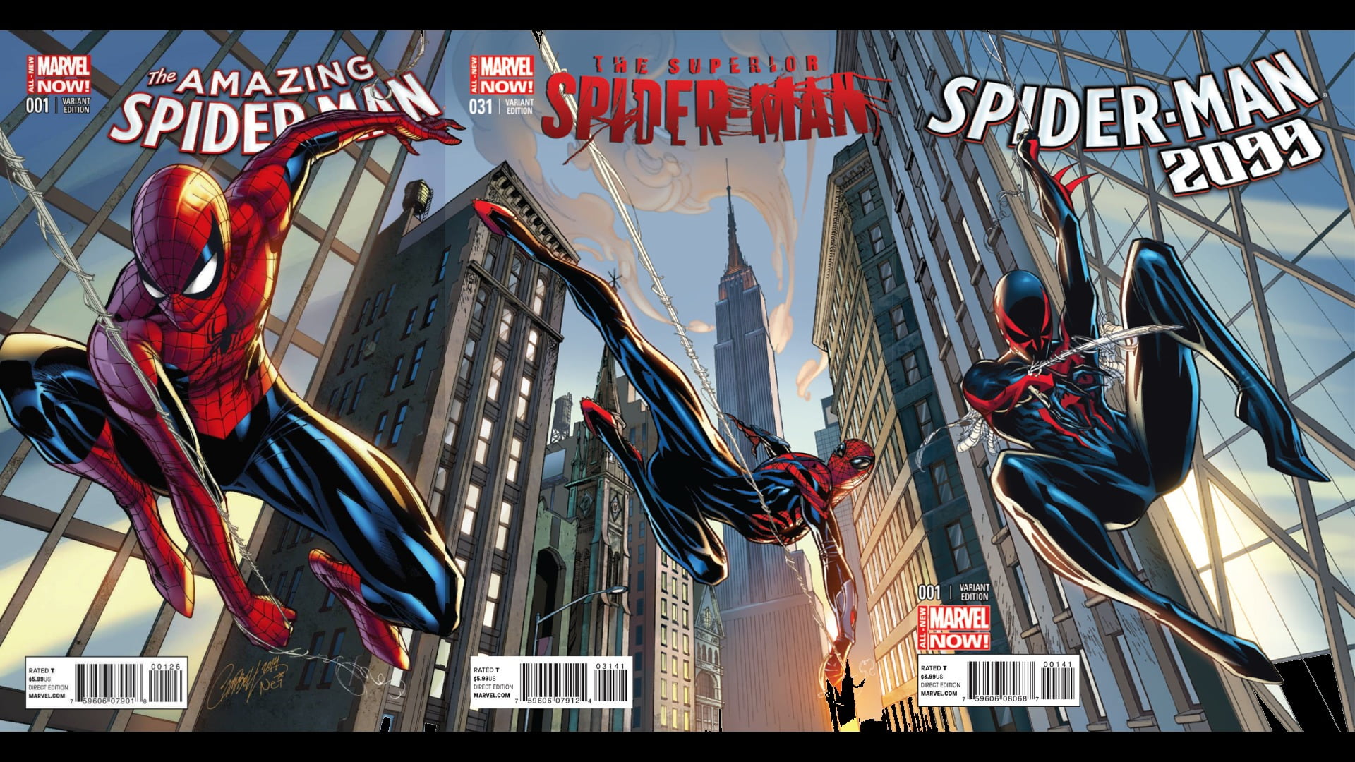 Marvel The Superior Spider-Man wallpaper, spider man, spider man 2099