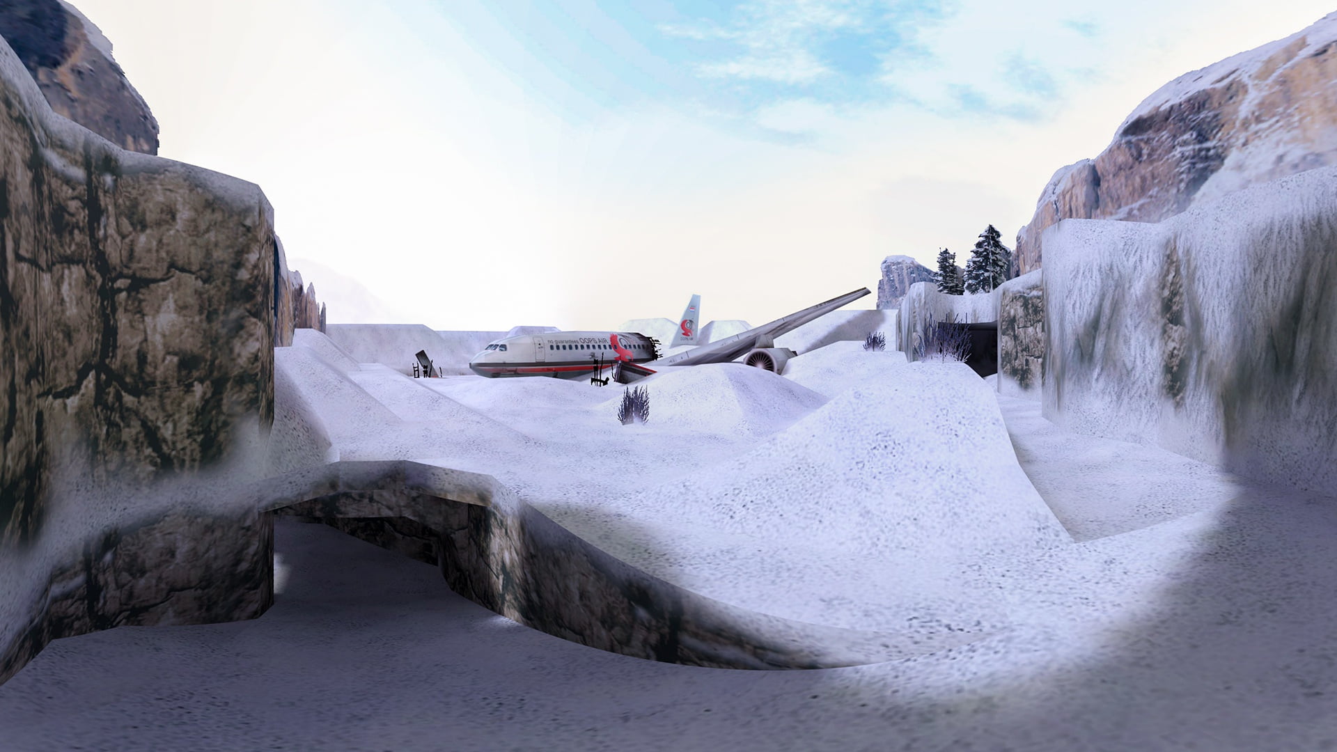 snow, Counter Strike, Full HD, CS 1.6, de_survivor