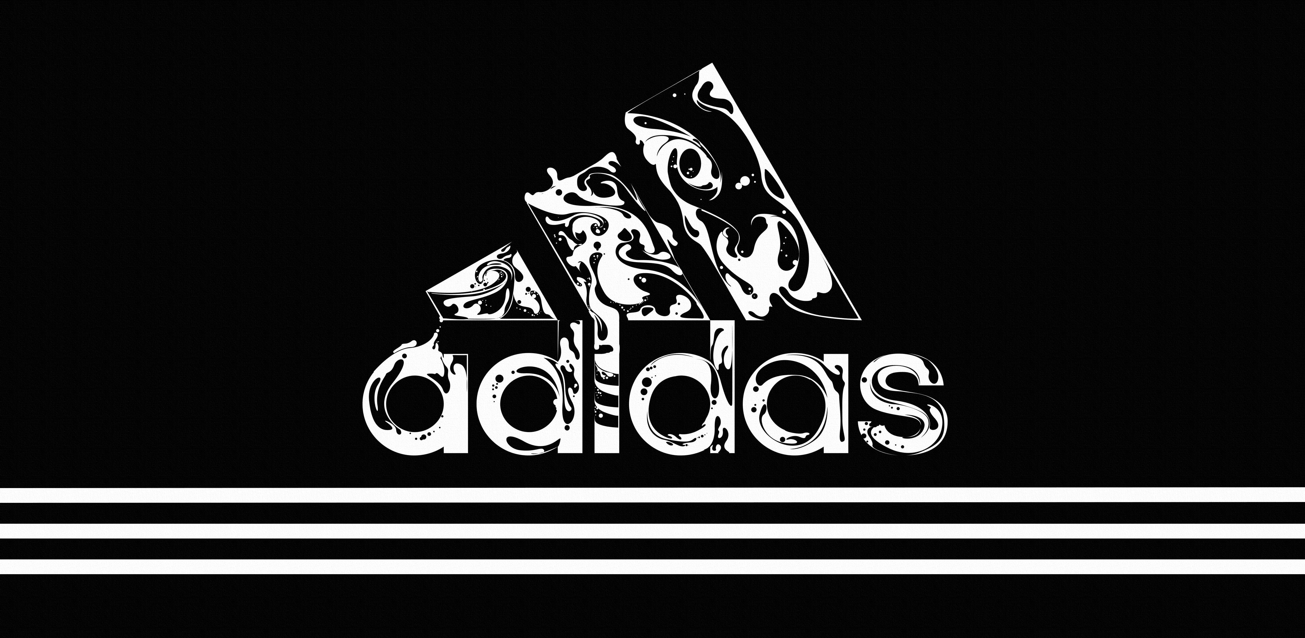 adidas logo, Black, Strip, Style, Background, illustration, sign