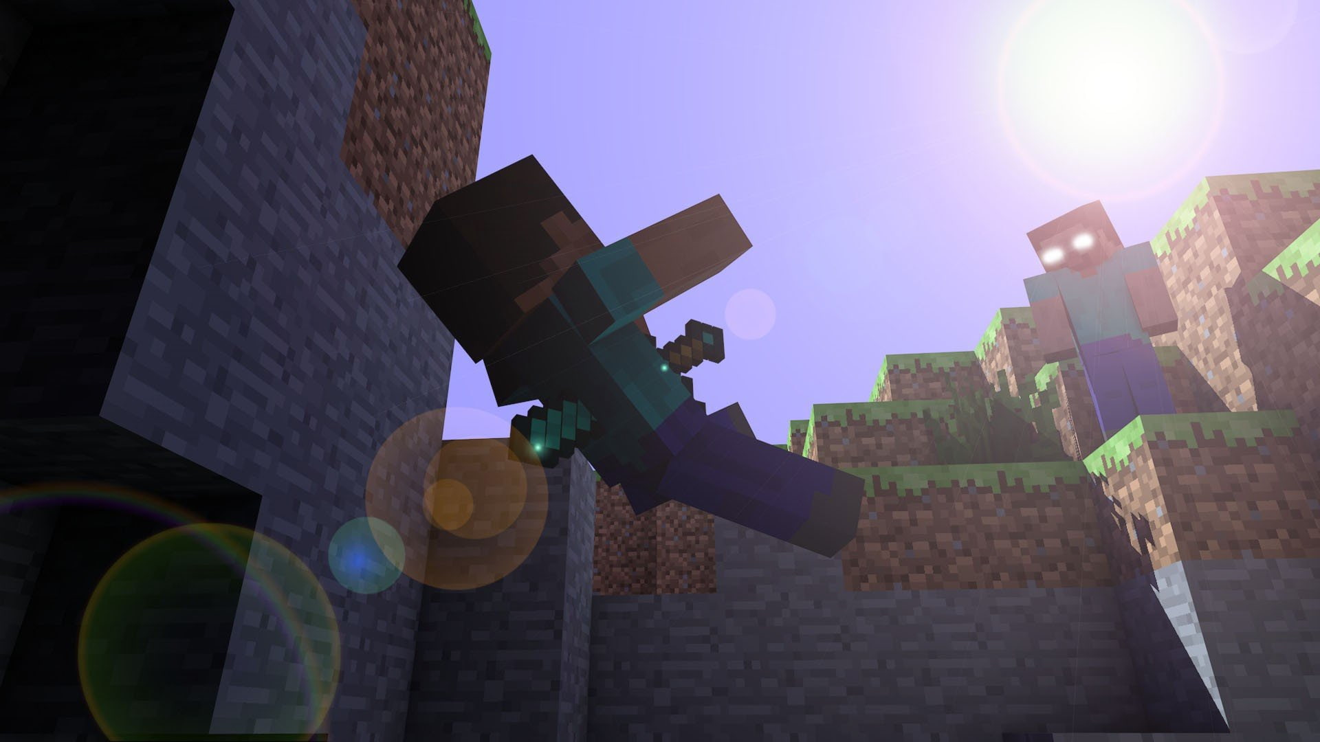 Free download | HD wallpaper: minecraft, swords | Wallpaper Flare