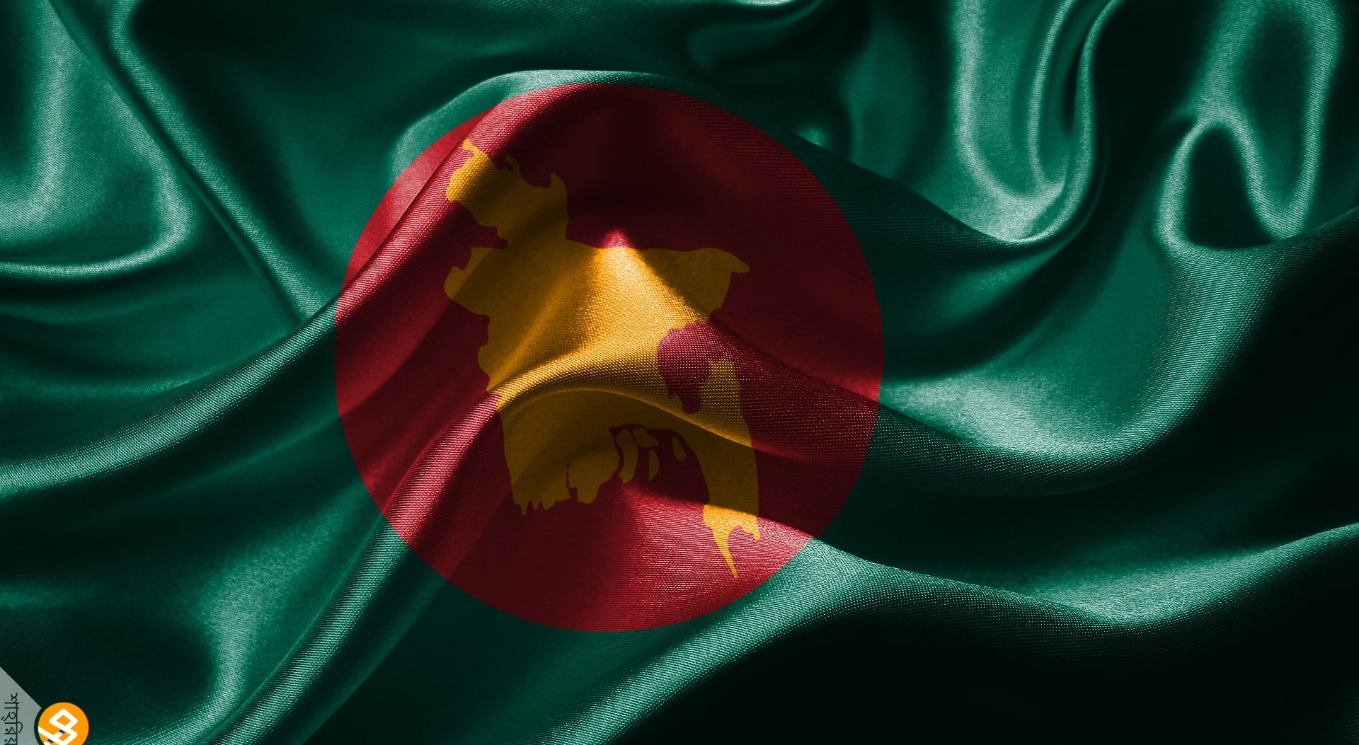 Bangladesh Wallpaper 1971, green and red flag, Asia, Others, textile