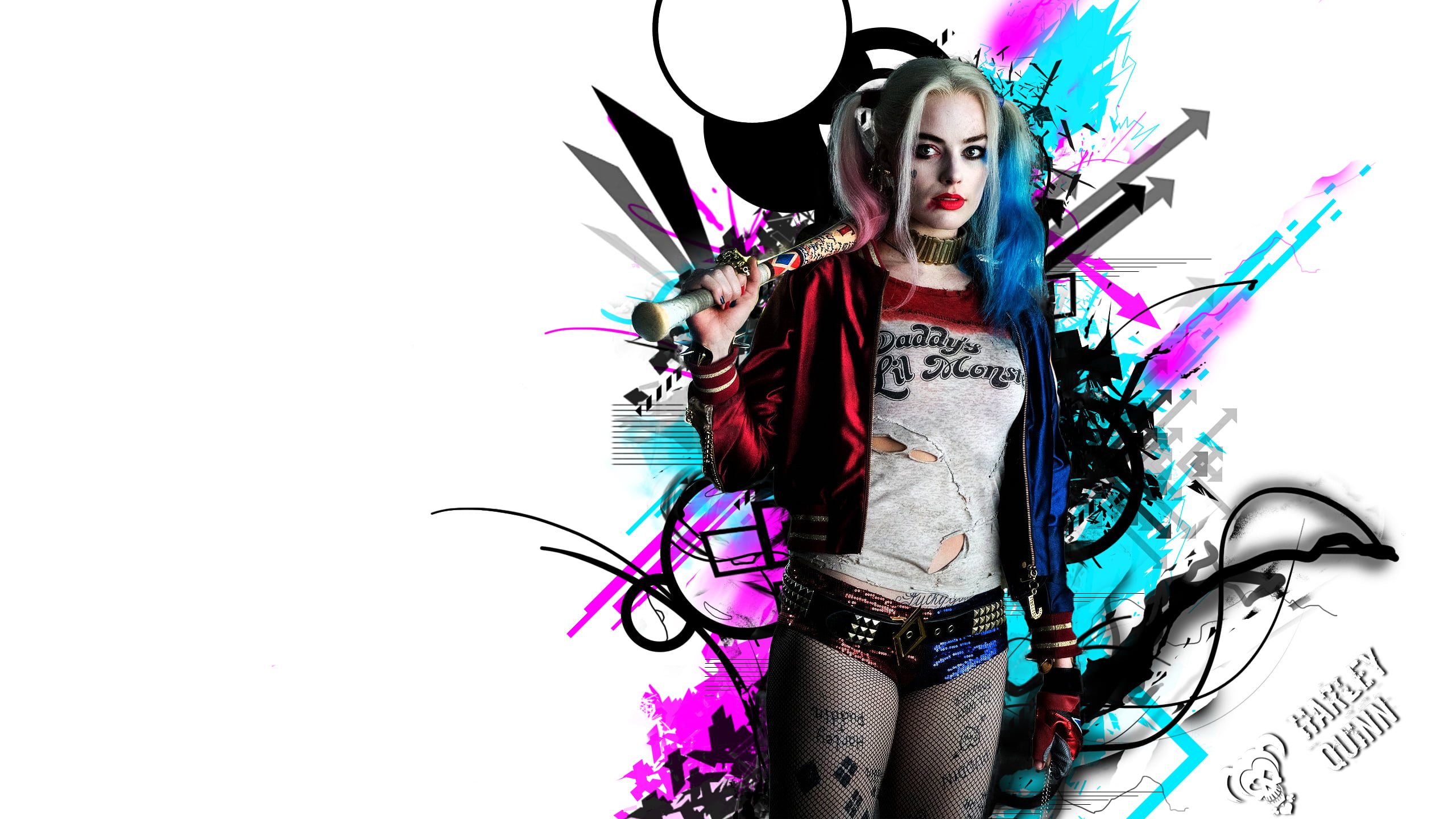 suicide squad, movies, 2016 movies, harley quinn, art, hd, one person