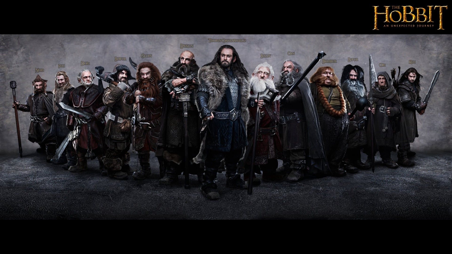 The Hobbit dwarfs HD wallpaper, The Hobbit: An Unexpected Journey