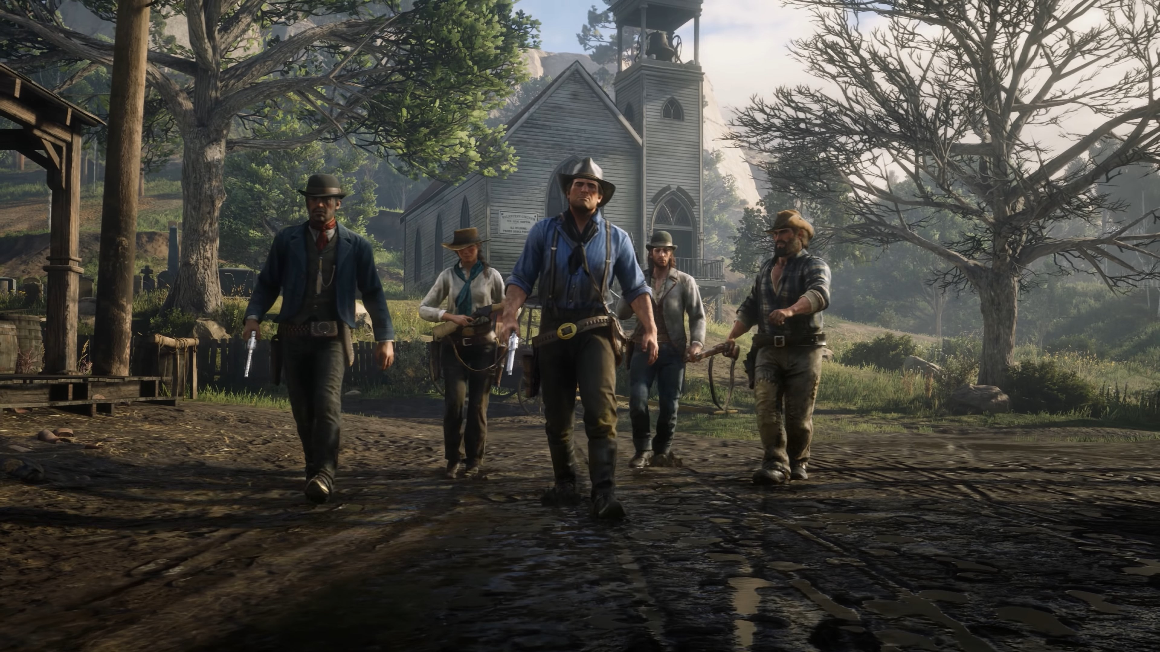 Игра red dead redemption 2. Red Dead Redemption 2 дом Уотсонов. Валентайн город рдр2.